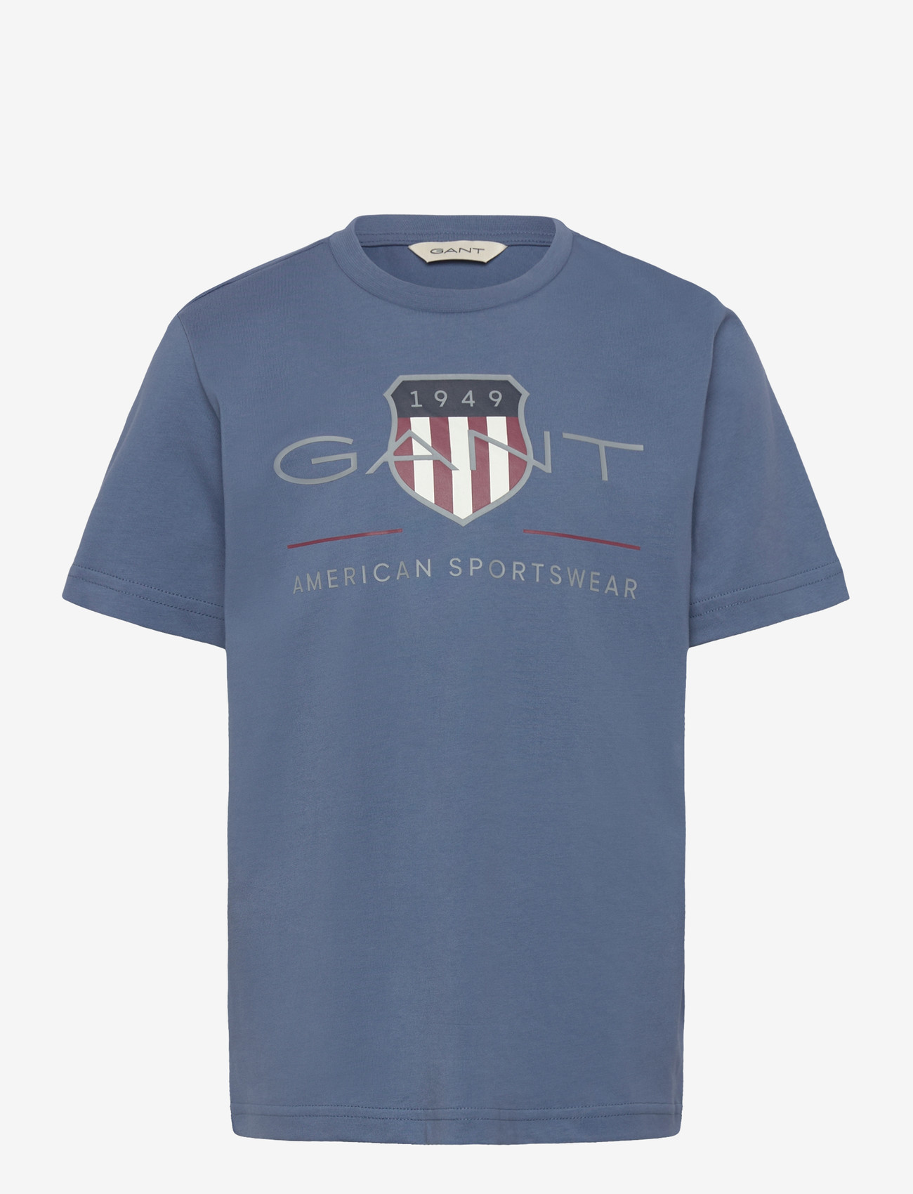Gant Kids - Archive Shield SS T-Shirt - kortærmede t-shirts - salty sea - 0