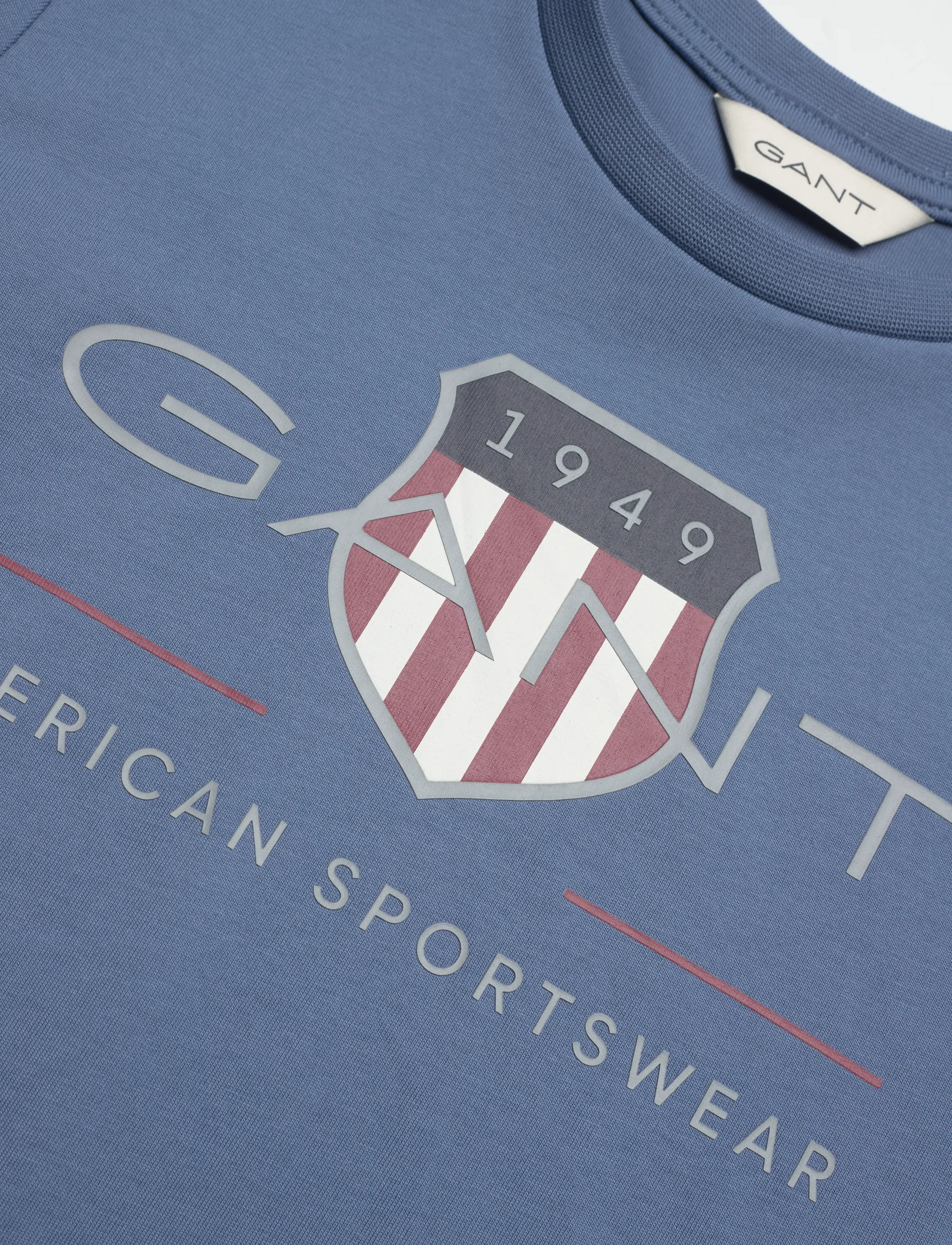 Gant Kids - Archive Shield SS T-Shirt - lühikeste varrukatega t-särgid - salty sea - 2