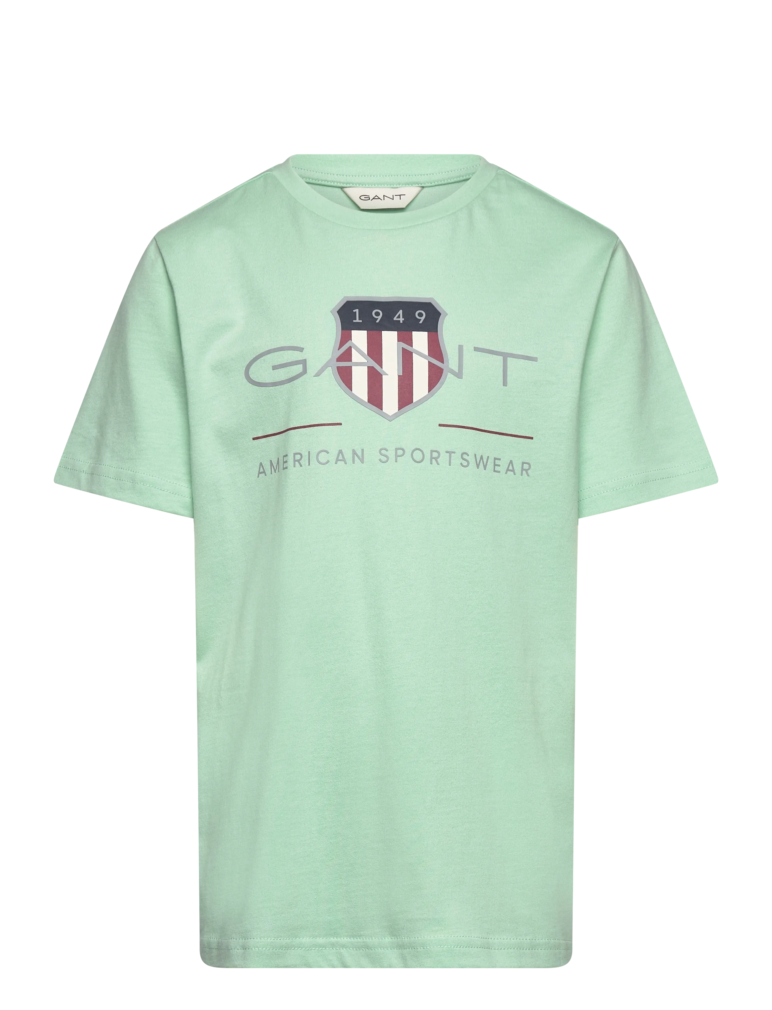 Gant Kids Archive Shield SS T-Shirt - Clothing - WASHED TURQUOISE / green