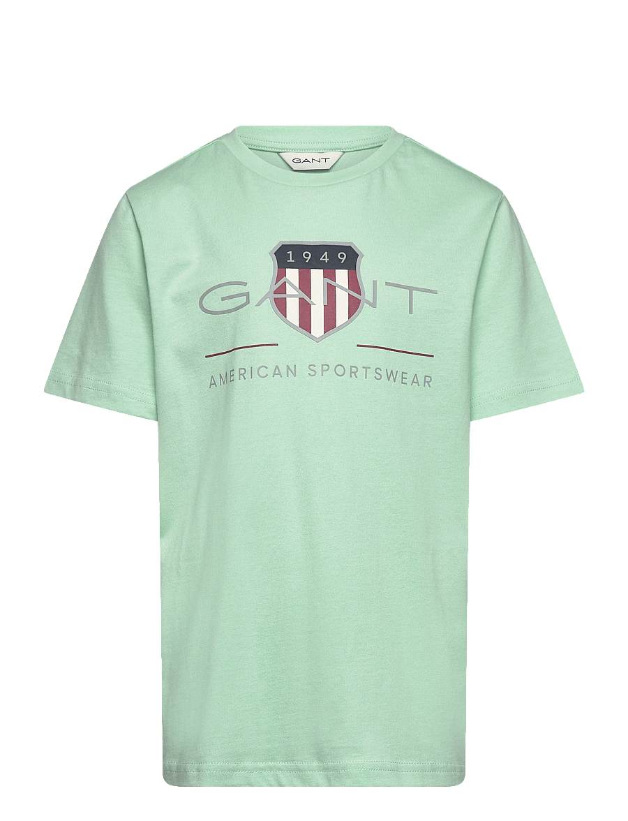 Gant Kids - Archive Shield SS T-Shirt - kurzärmelige - washed turquoise - 0
