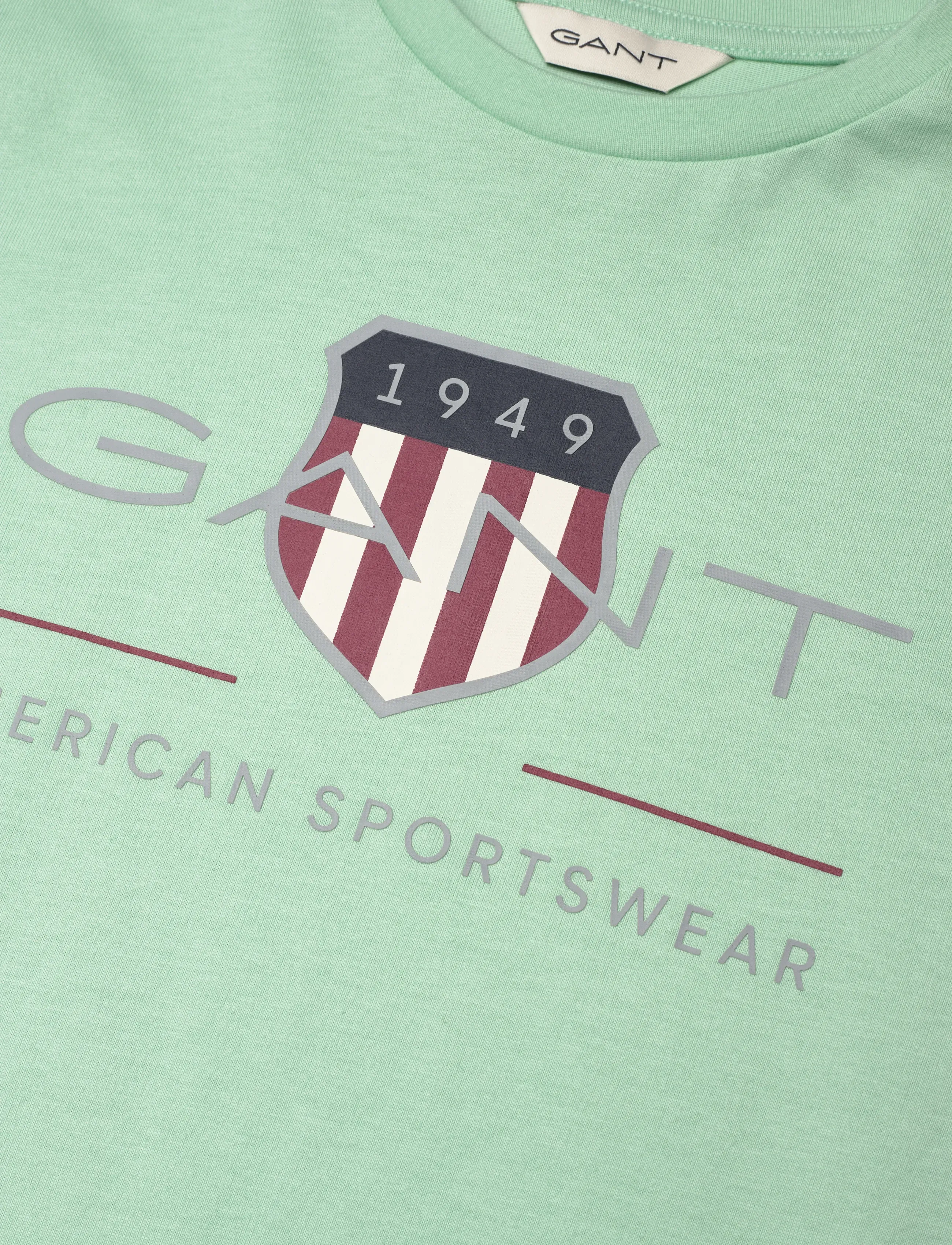Gant Kids - Archive Shield SS T-Shirt - short-sleeved t-shirts - washed turquoise - 2