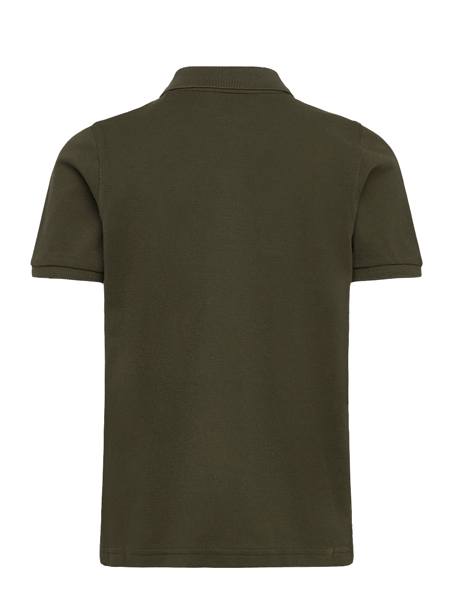 Gant Kids - Shield Pique SS Polo Shirt - kortærmede poloer - dark moss green - 1