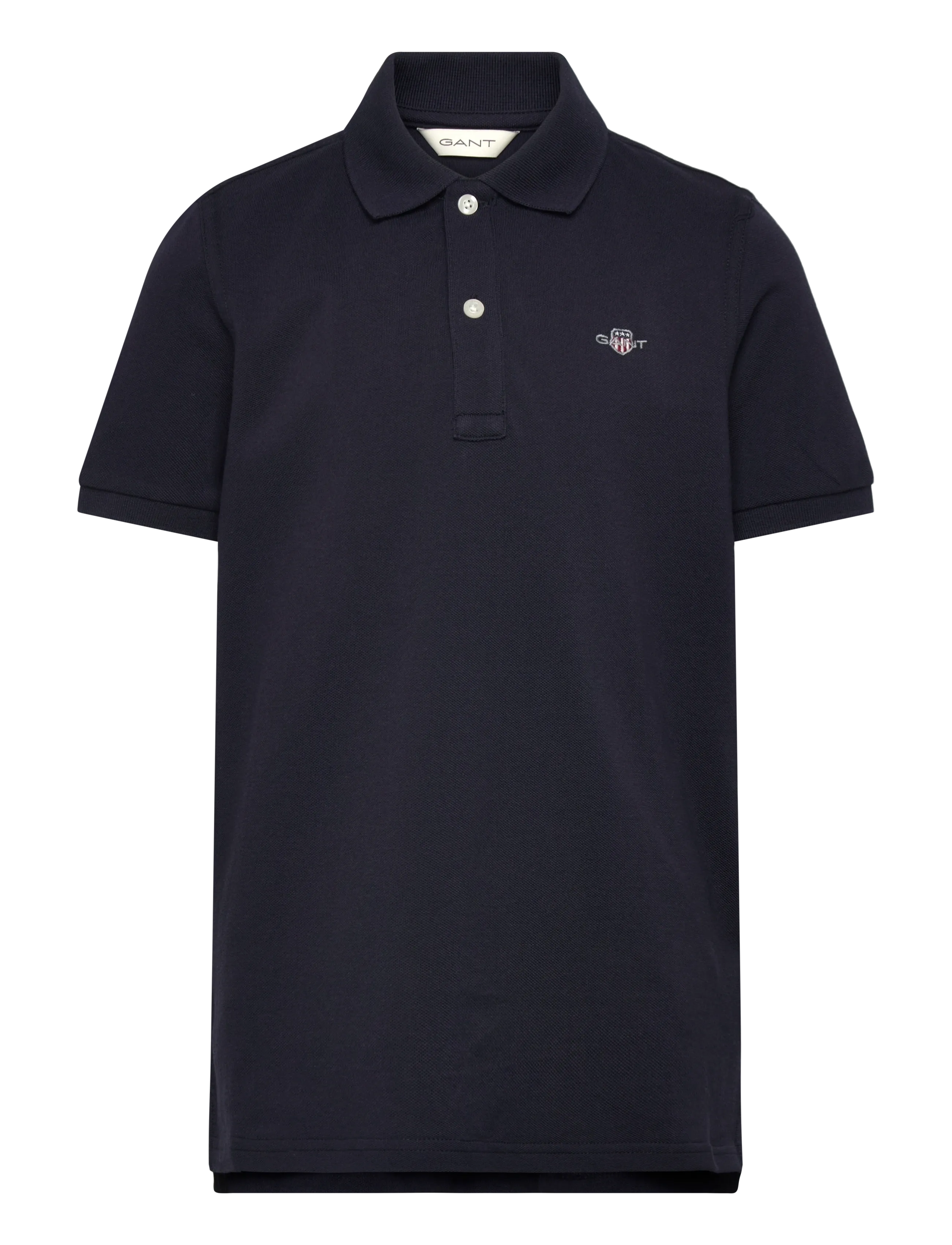 Gant Kids Shield Pique SS Polo Shirt - Överdelar - EVENING BLUE / navy