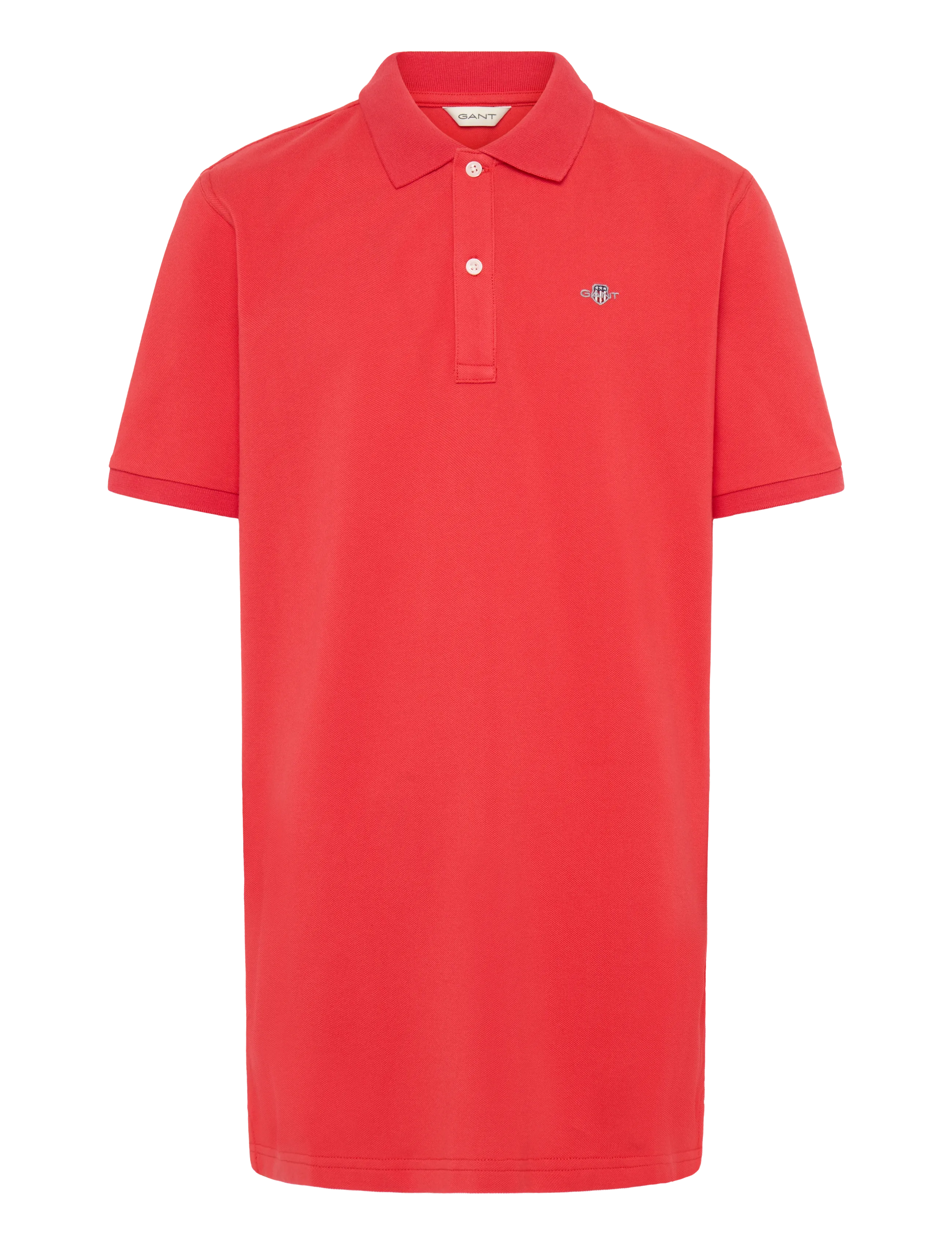 Gant Kids Shield Pique SS Polo Shirt - Kurzärmelig - ROSE RED / red
