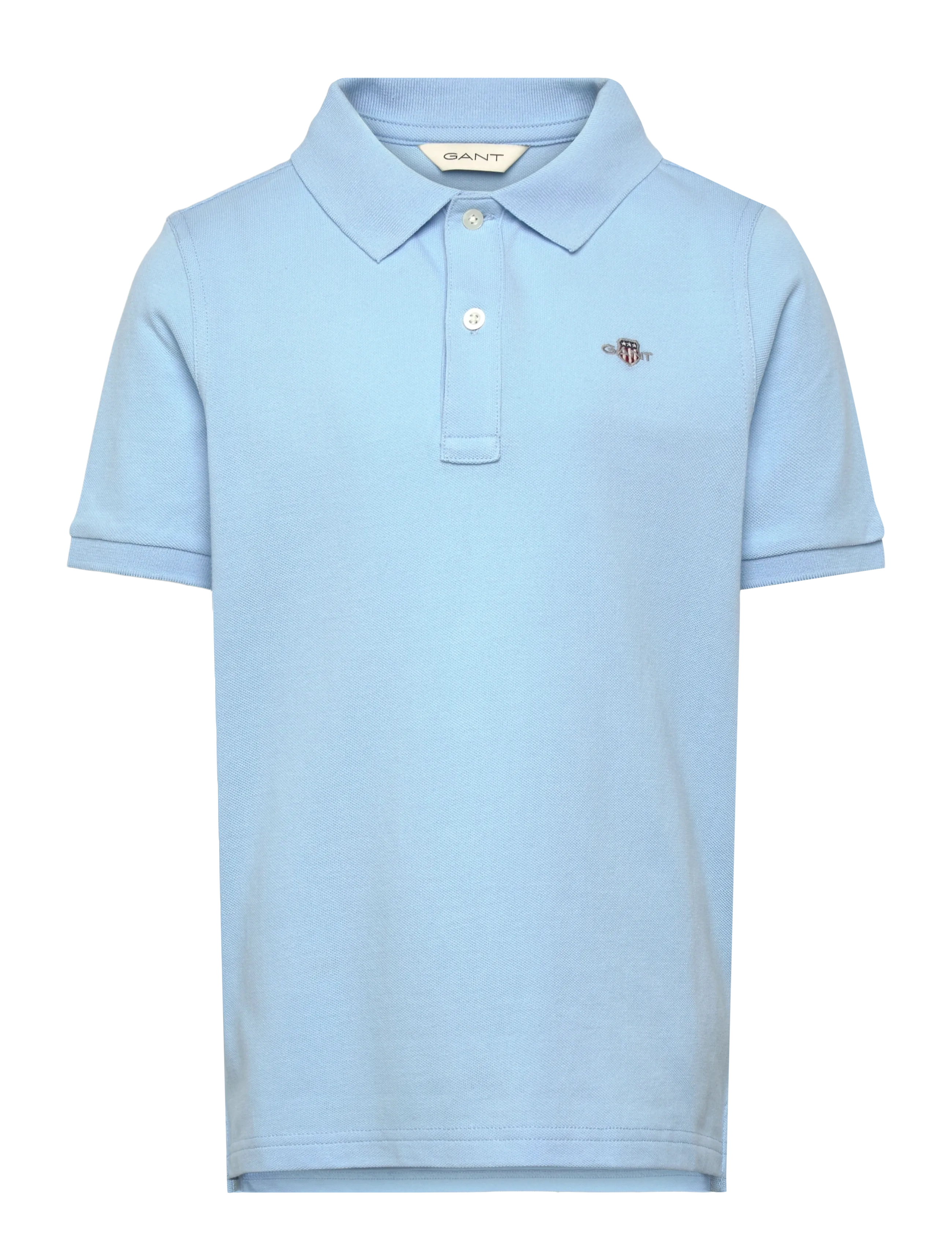 Gant Kids Shield Pique SS Polo Shirt - Alussärgid - SKY BLUE / blue