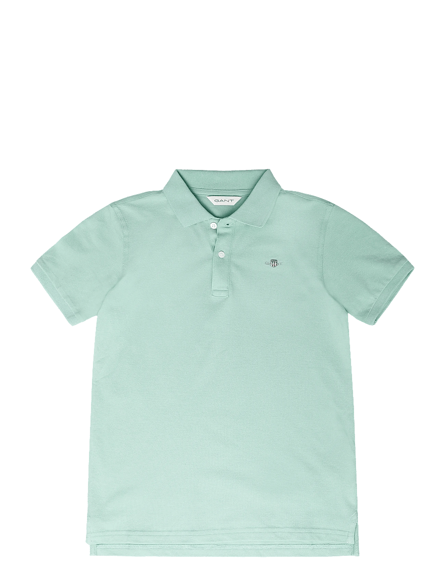 Gant Kids - Shield Pique SS Polo Shirt - lühikeste varrukatega polod - washed turquoise - 0