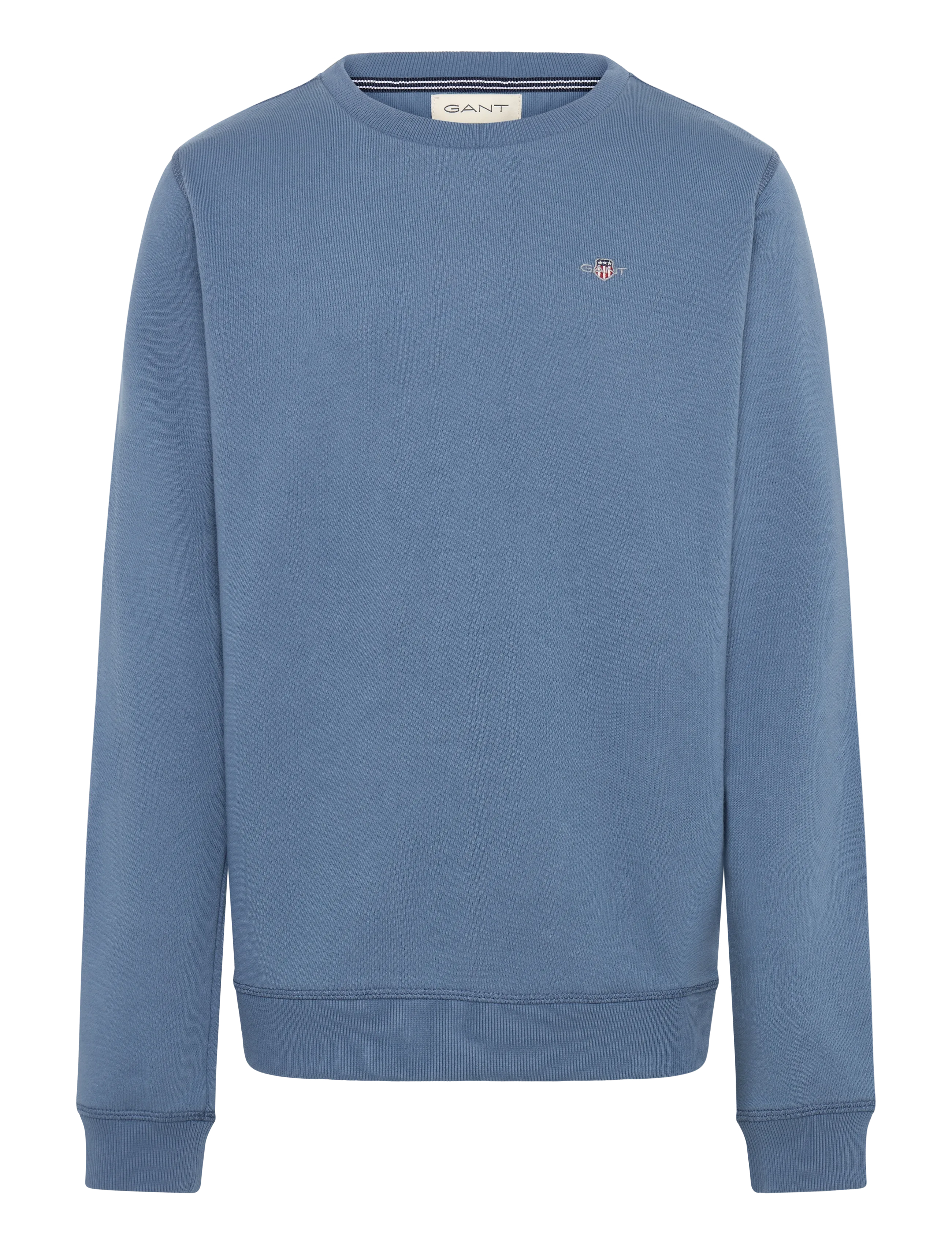 Gant Kids Shield Crew Neck Sweatshirt - Sweatshirts & Hoodies - SALTY SEA / blue