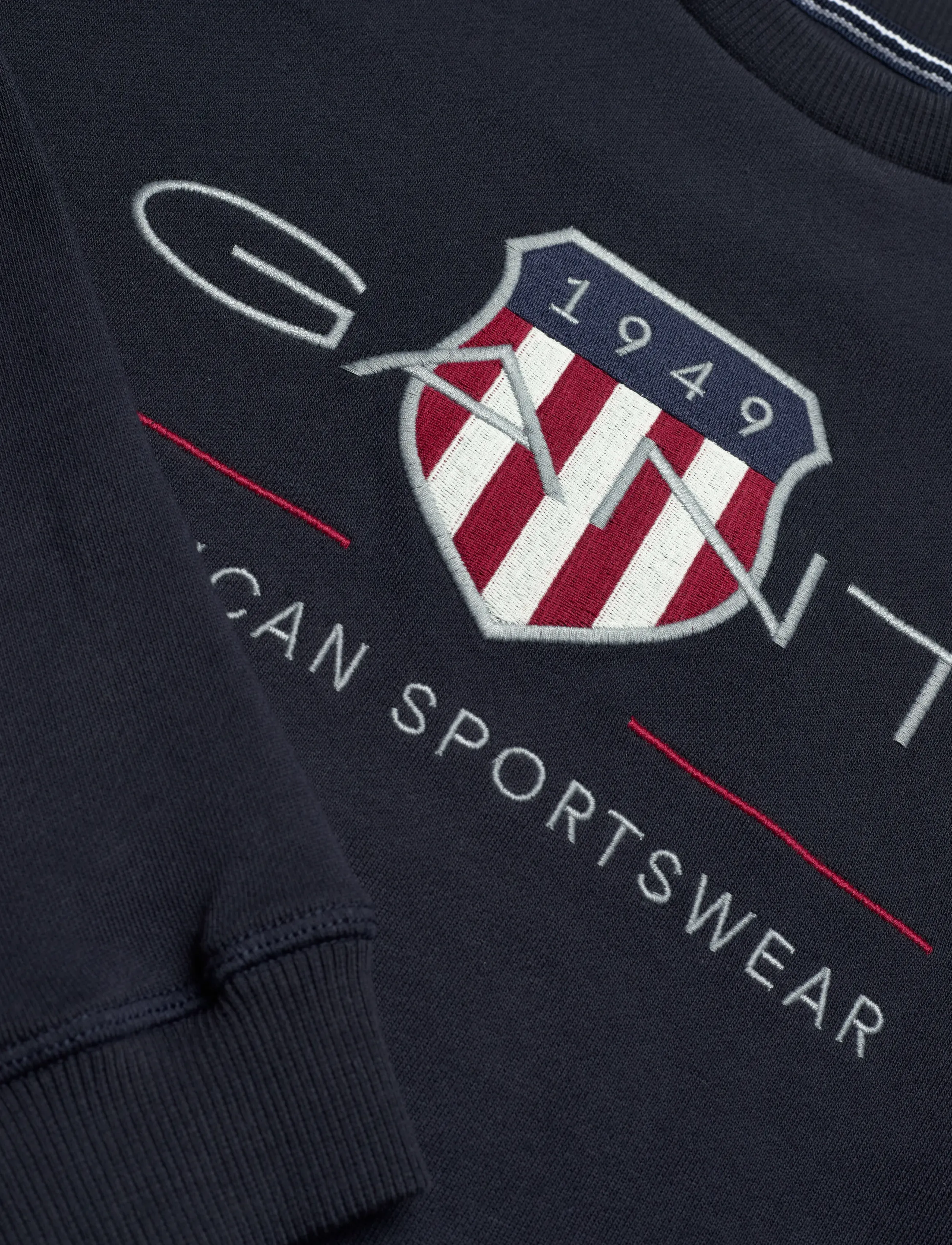 Gant Kids - Archive Shield Crew Neck Sweatshirt - sweatshirts - evening blue - 2
