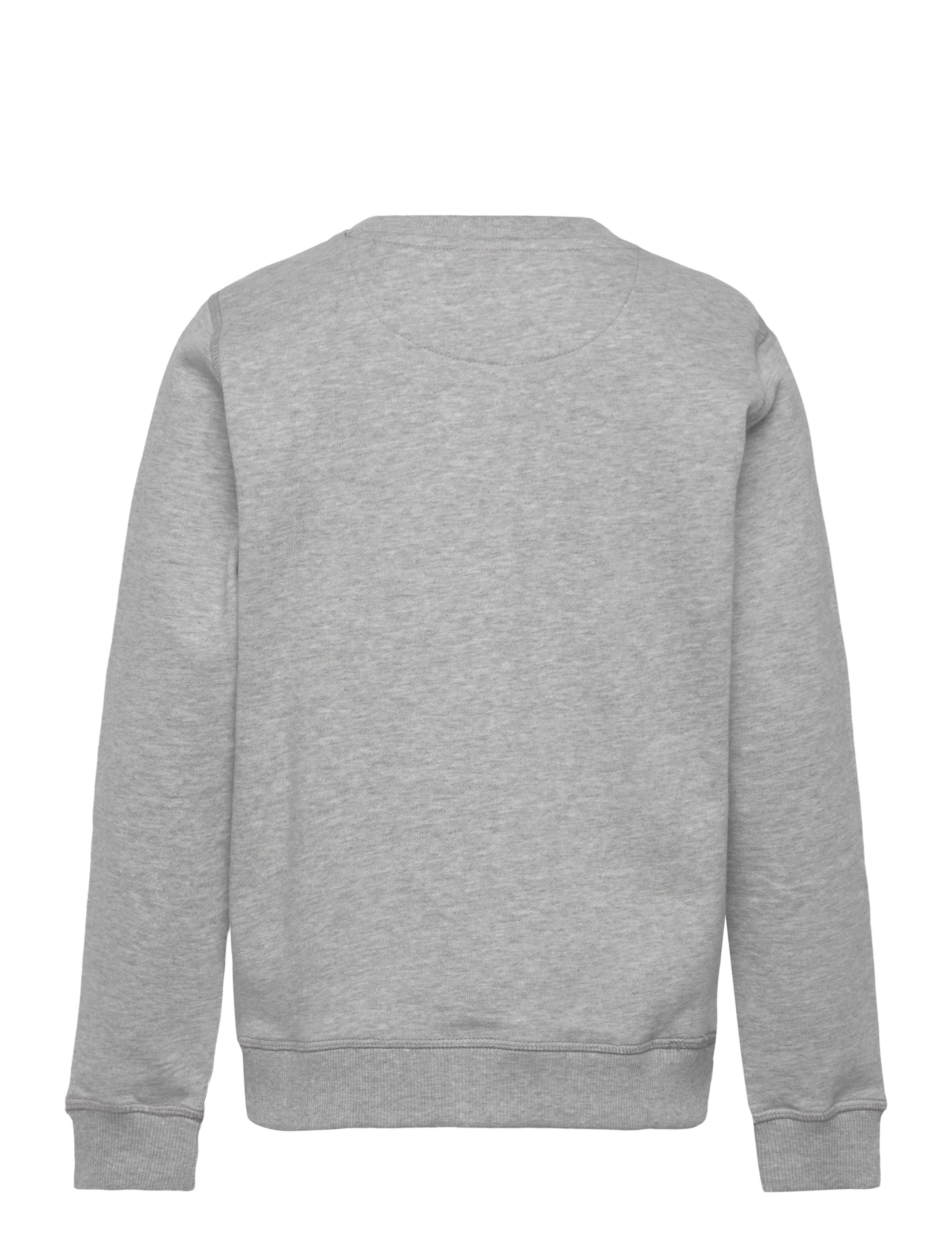 Gant Kids - Archive Shield Crew Neck Sweatshirt - sweatshirts - grey melange - 1