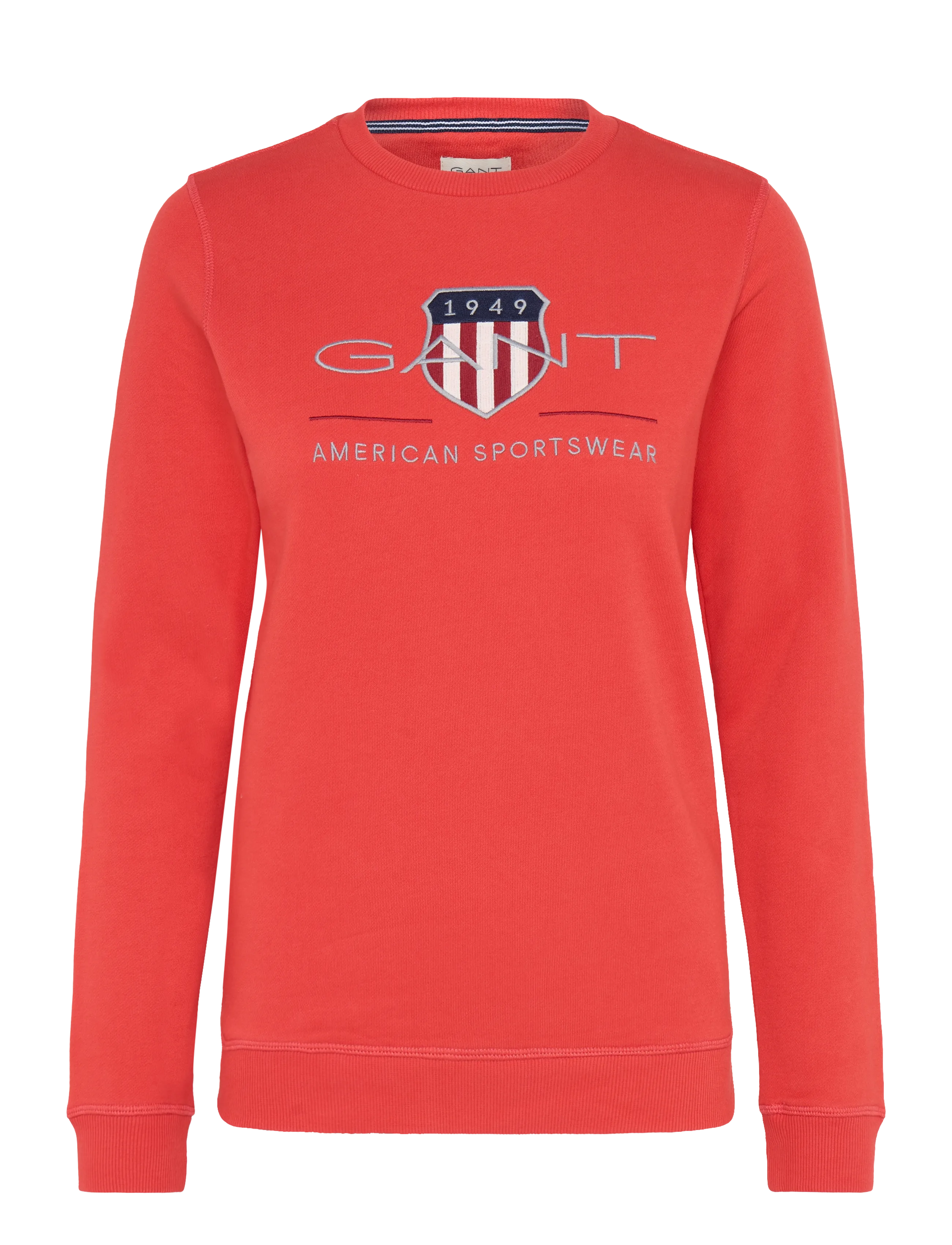 Gant Kids Archive Shield Crew Neck Sweatshirt - Sweatshirts & Hoodies - ROSE RED / red