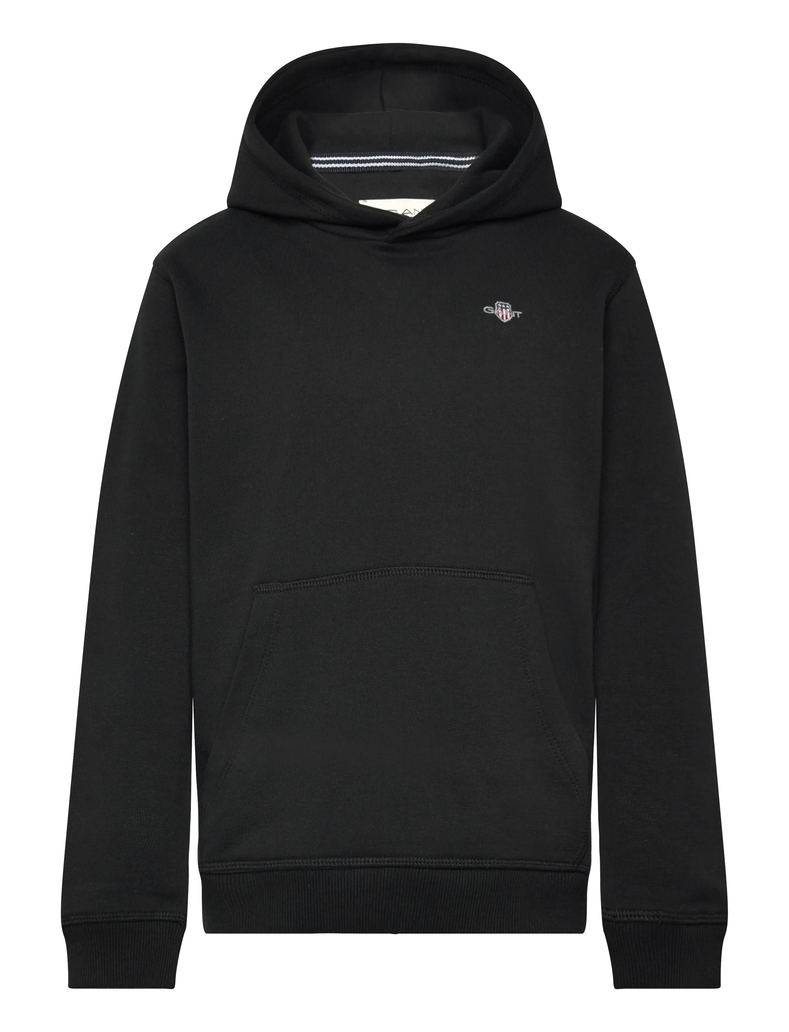 Gant Kids Shield Hoodie, Børn, Hættetrøje, Sort, Str: 122
