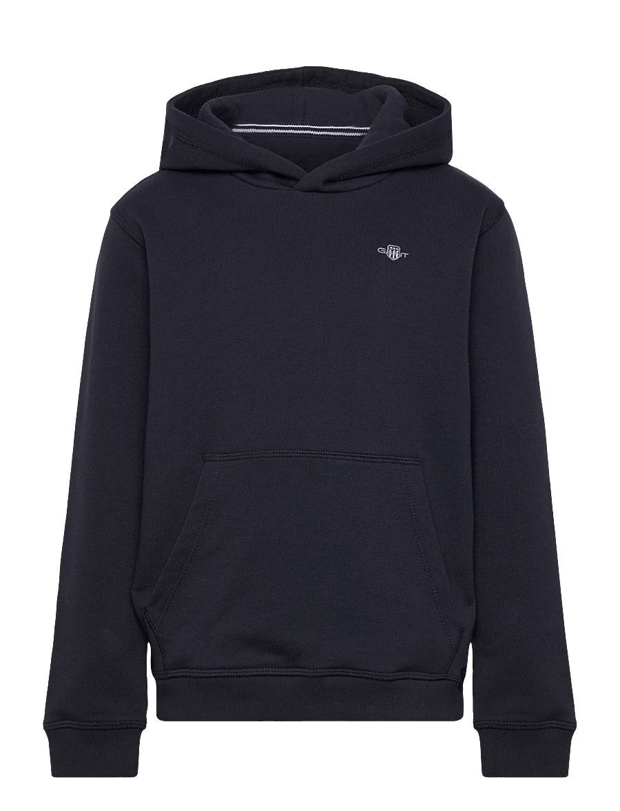 Gant Kids - Shield Hoodie - huvtröjor - evening blue - 0
