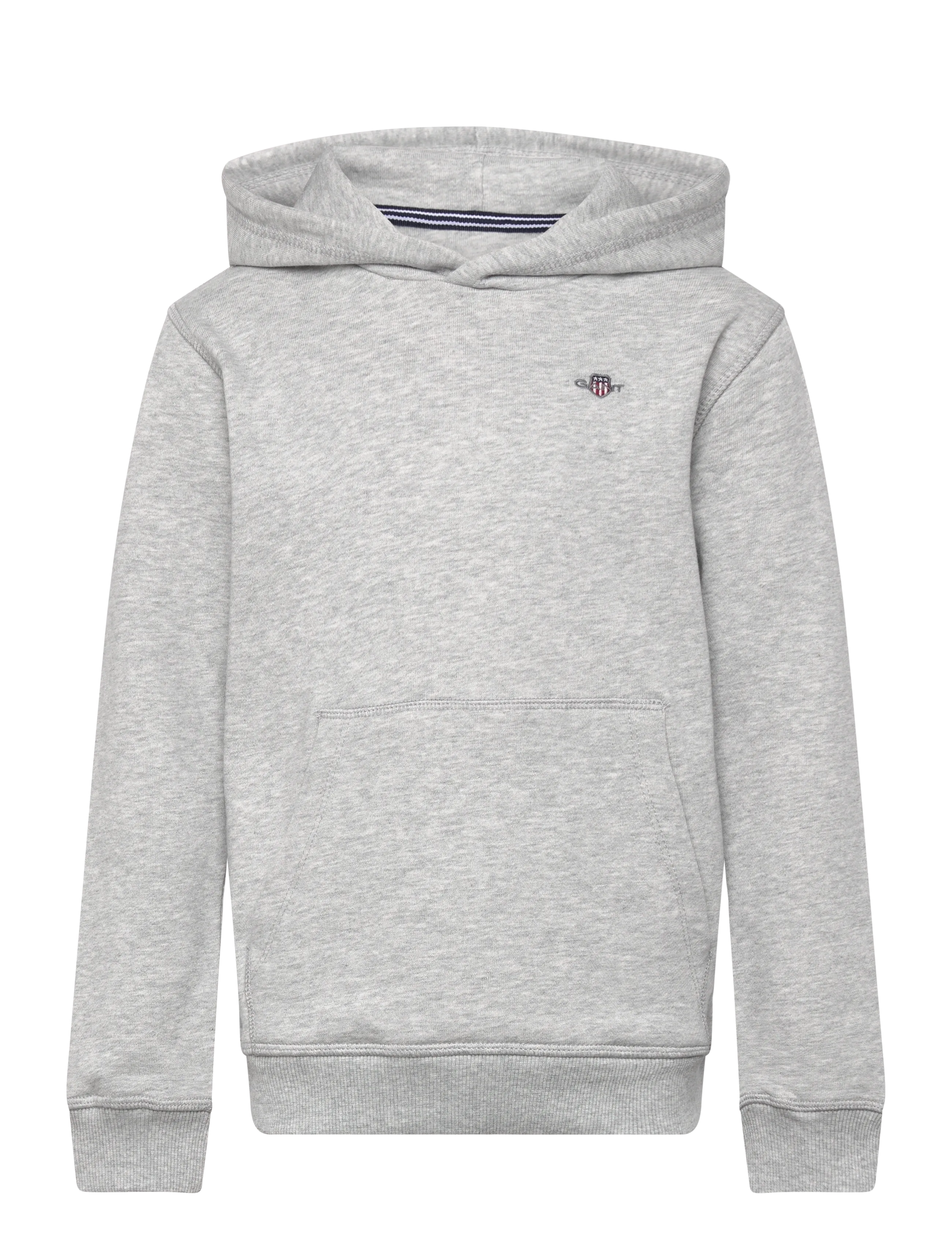 Gant Kids Shield Hoodie - Huvtröjor - GREY MELANGE / grey