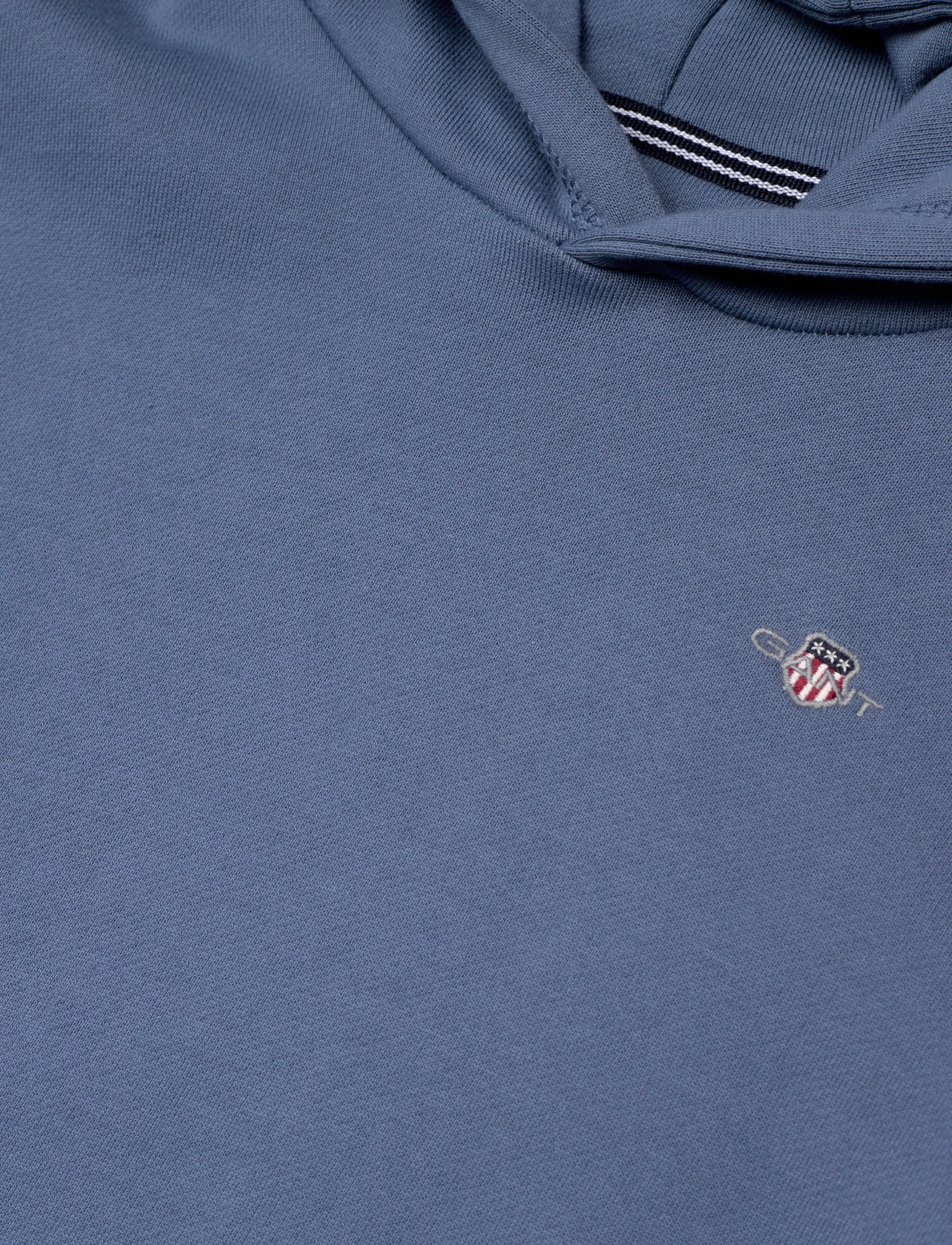 Gant Kids - Shield Hoodie - kapuutsiga dressipluusid - salty sea - 2