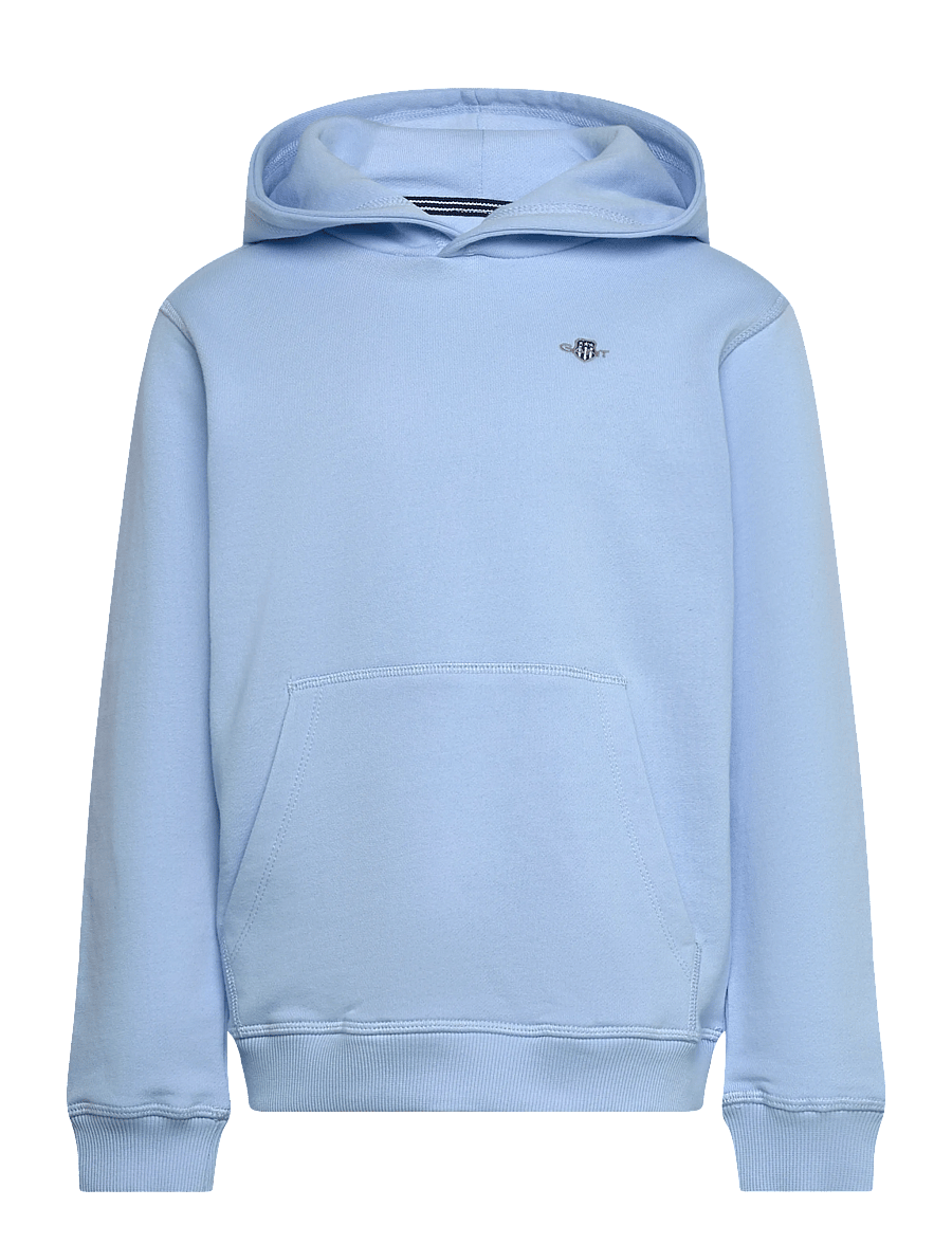 Gant Kids - Shield Hoodie - hættetrøjer - sky blue - 0
