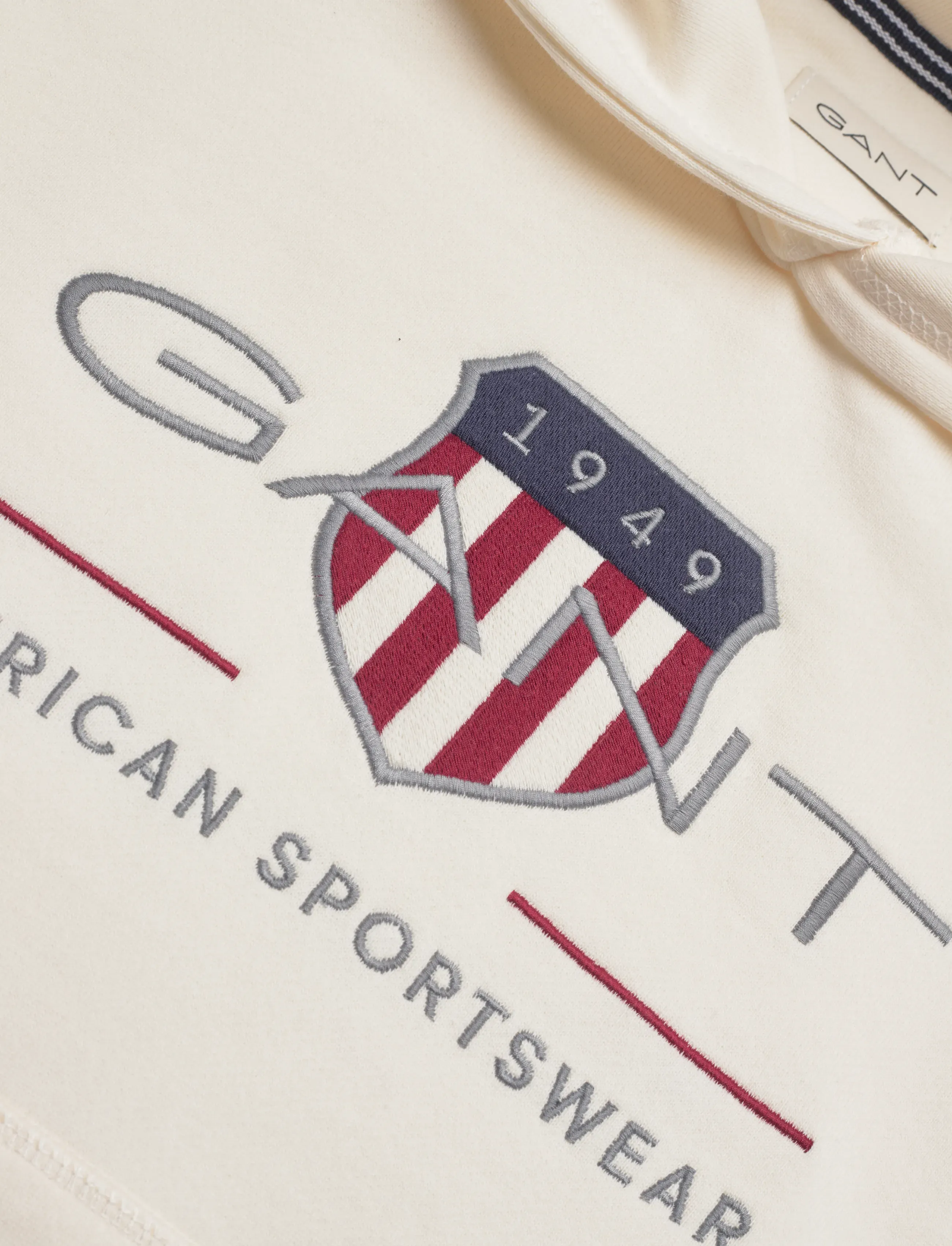 Gant Kids - Archive Shield Hoodie - kapuutsiga dressipluusid - eggshell - 2
