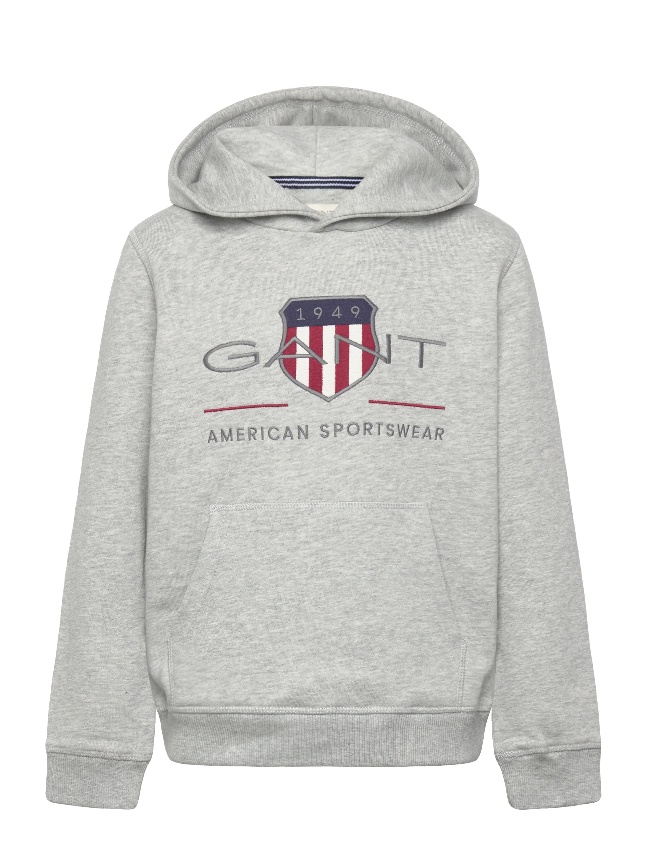 Gant Kids Archive Shield Hoodie - Nyheter - GREY MELANGE / grey