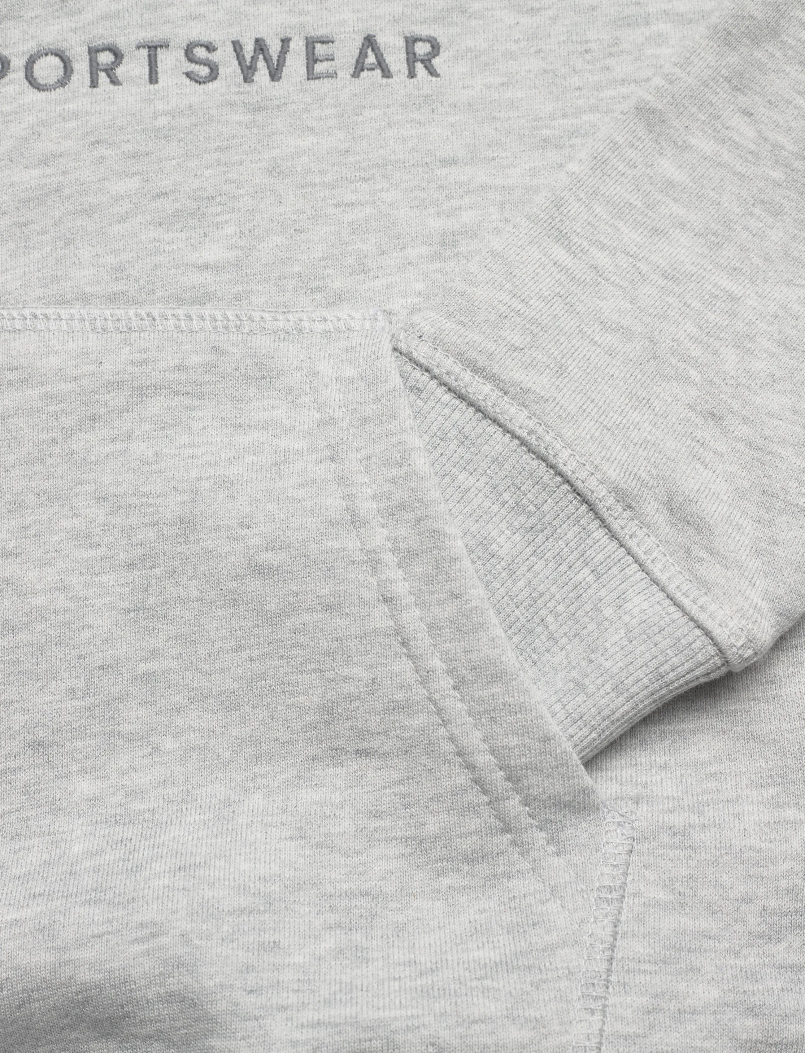 Gant Kids - Archive Shield Hoodie - huvtröjor - grey melange - 3