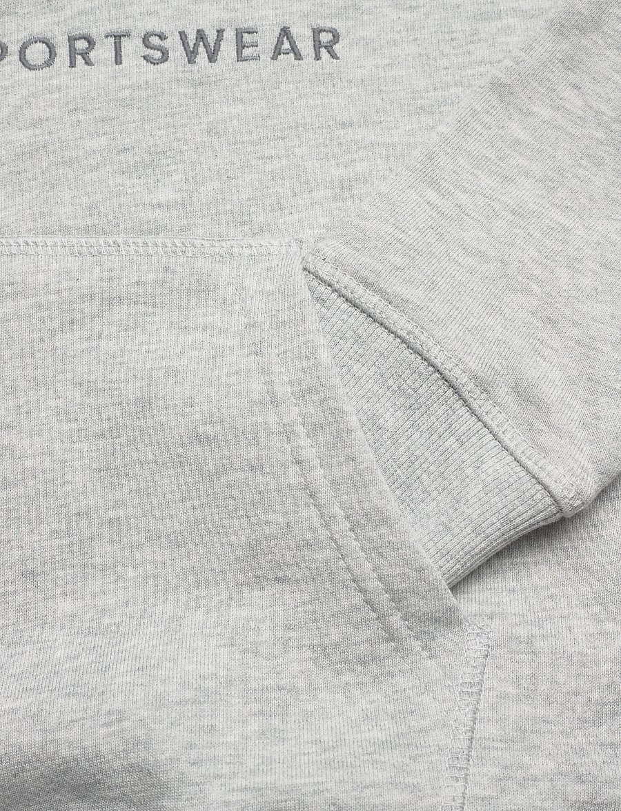 Gant Kids - Archive Shield Hoodie - huvtröjor - grey melange - 3