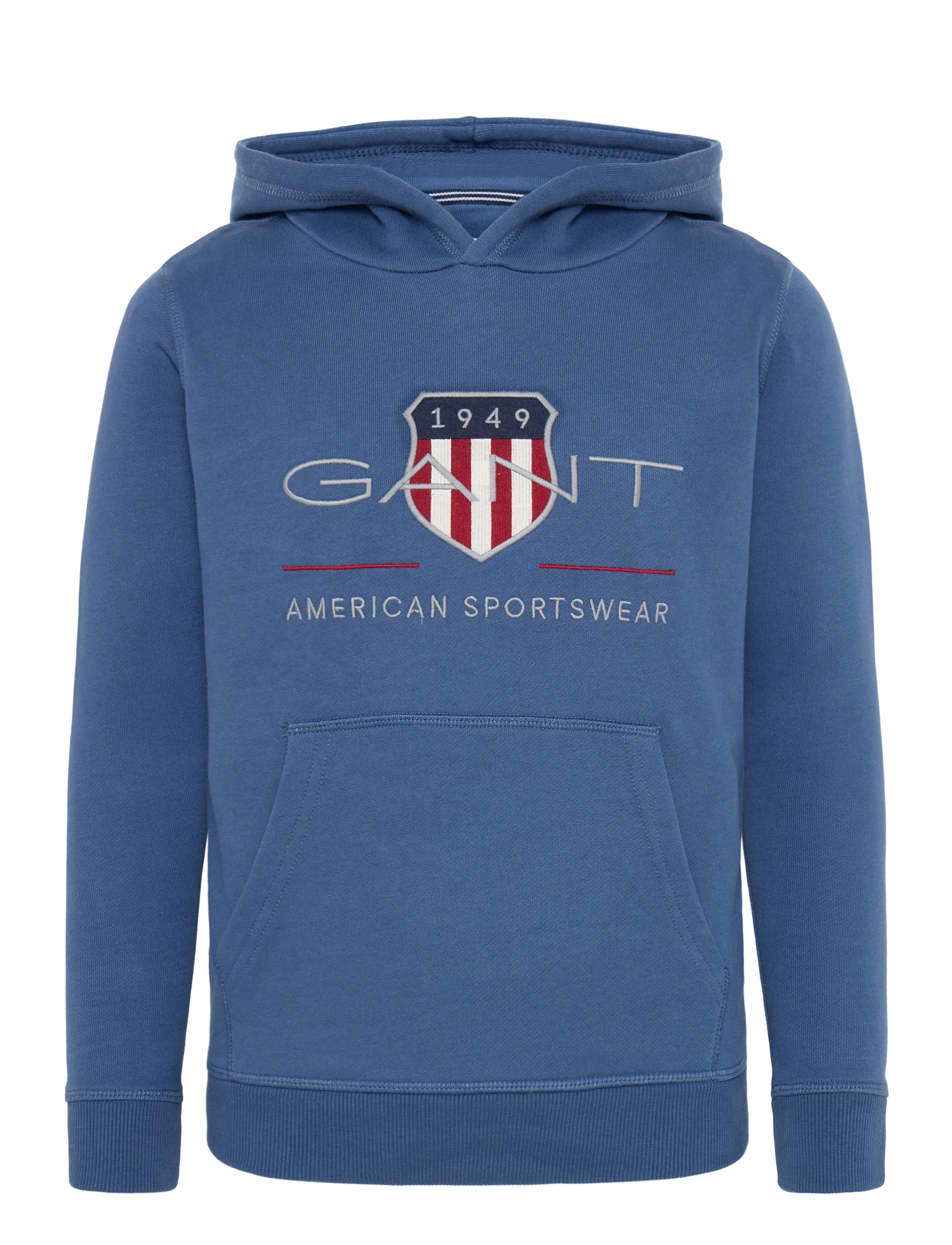 Gant Kids Archive Shield Hoodie - Sweatshirts & Hoodies - VINTAGE BLUE / blue