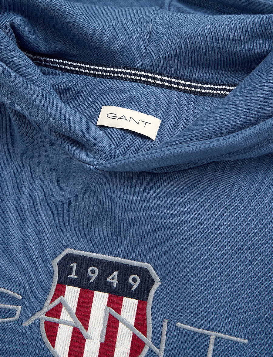 Gant Kids - Archive Shield Hoodie - kapuzenpullover - vintage blue - 3