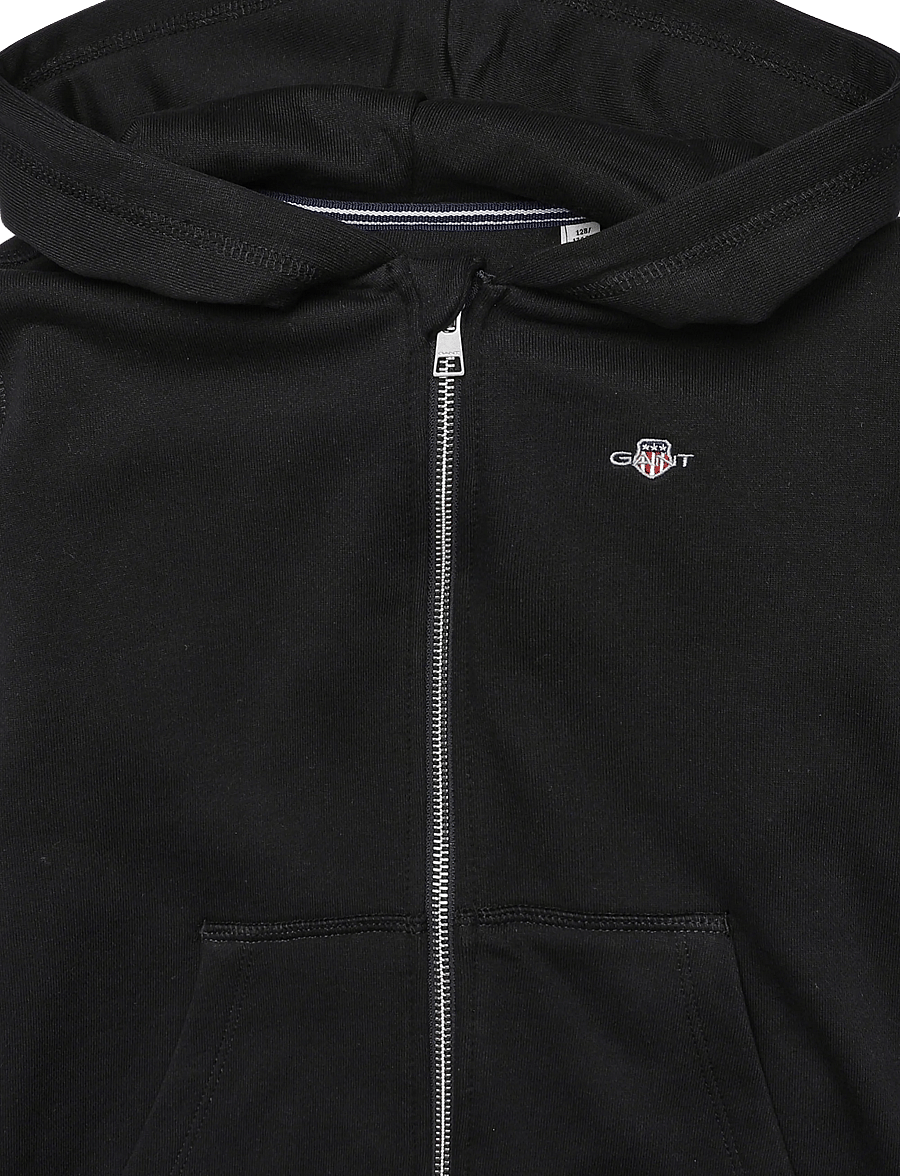 Gant Kids - Shield Full Zip Hoodie - kapuzenpullover - black - 2