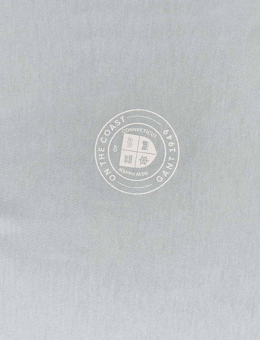 Gant Kids - Circle Graphic SS T-Shirt - lühikeste varrukatega t-särgid - ceramic grey - 2