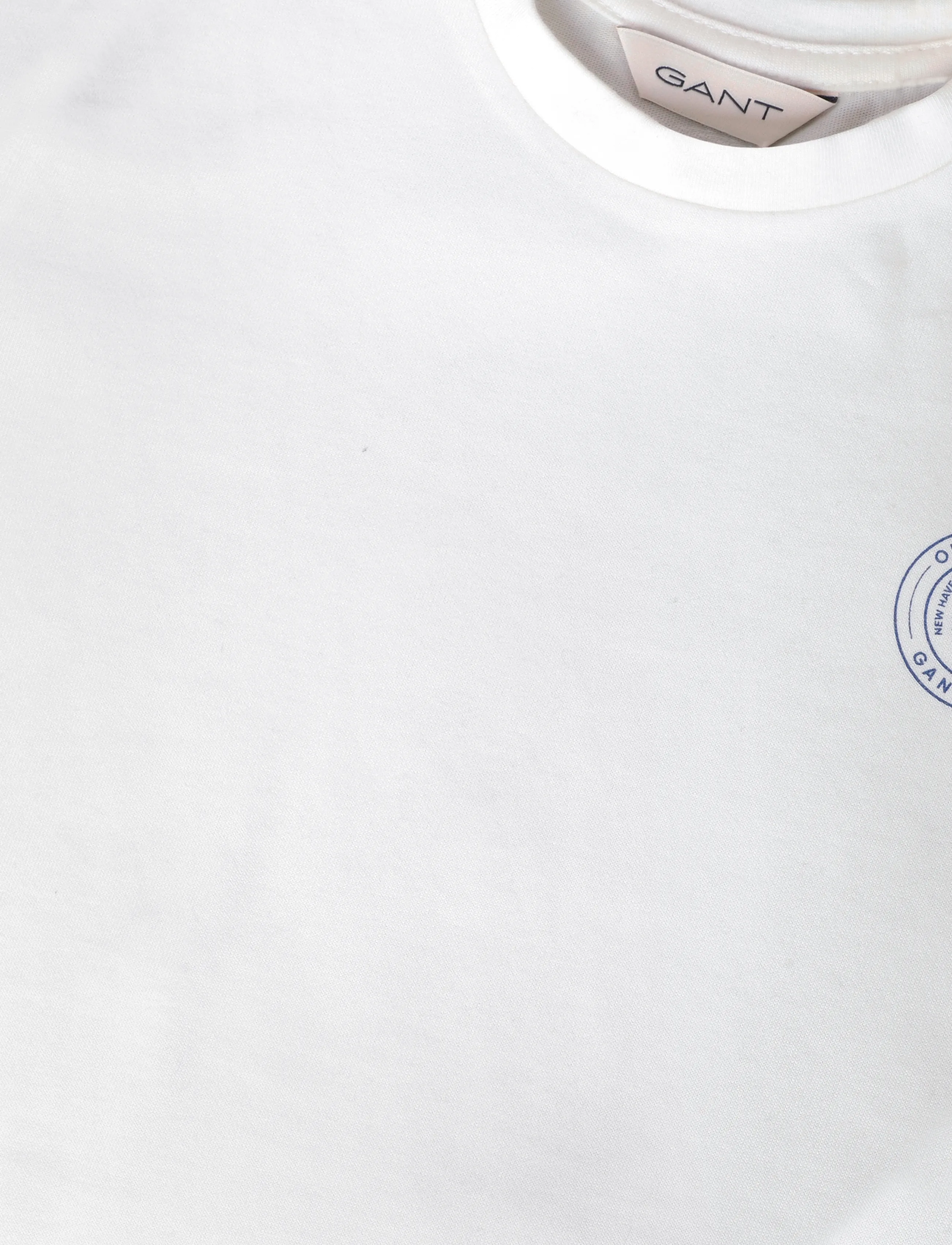 Gant Kids - Circle Graphic SS T-Shirt - lühikeste varrukatega t-särgid - white - 2