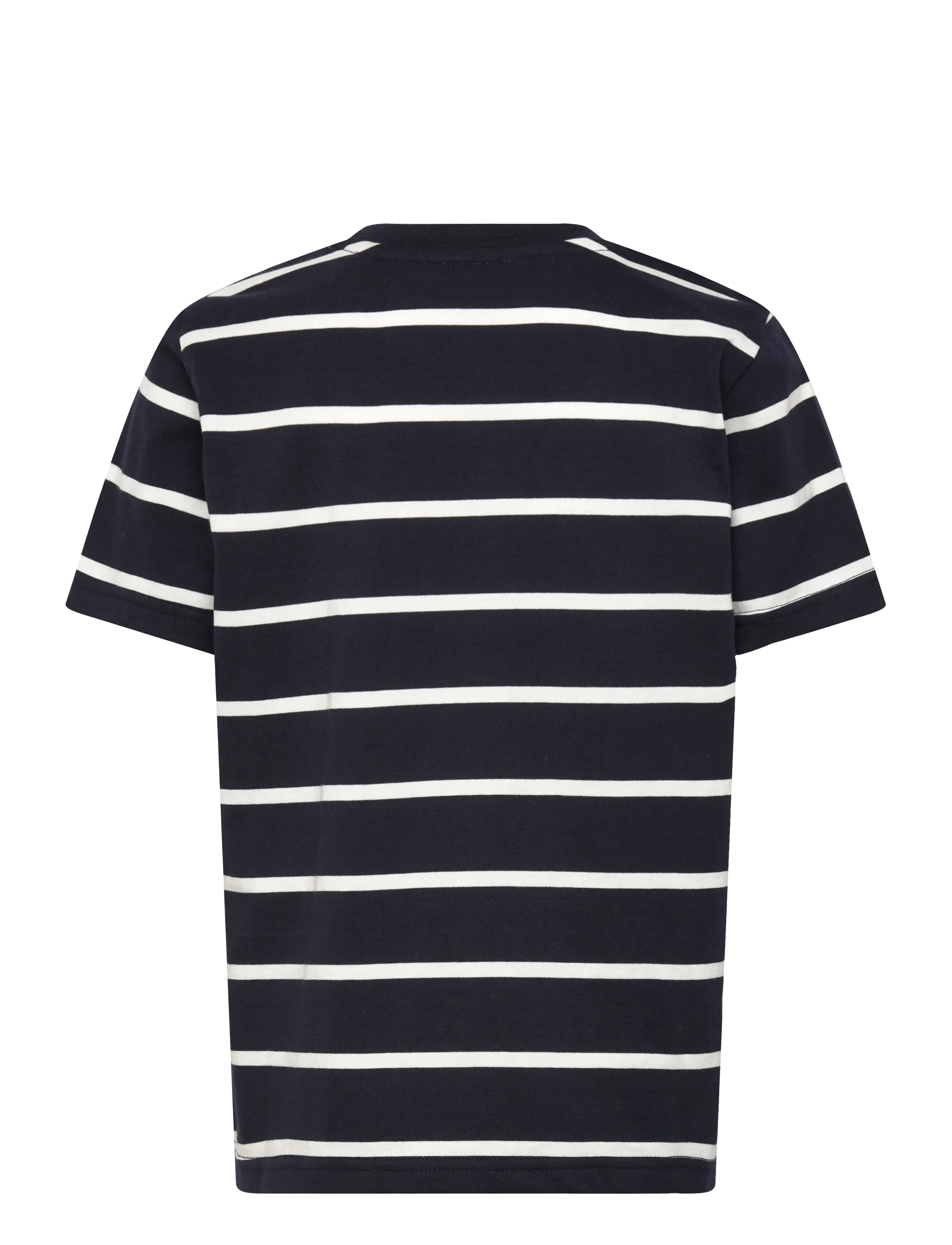 Gant Kids - Gant Graphic Stripe SS T-Shirt - kortærmede t-shirts - evening blue - 1