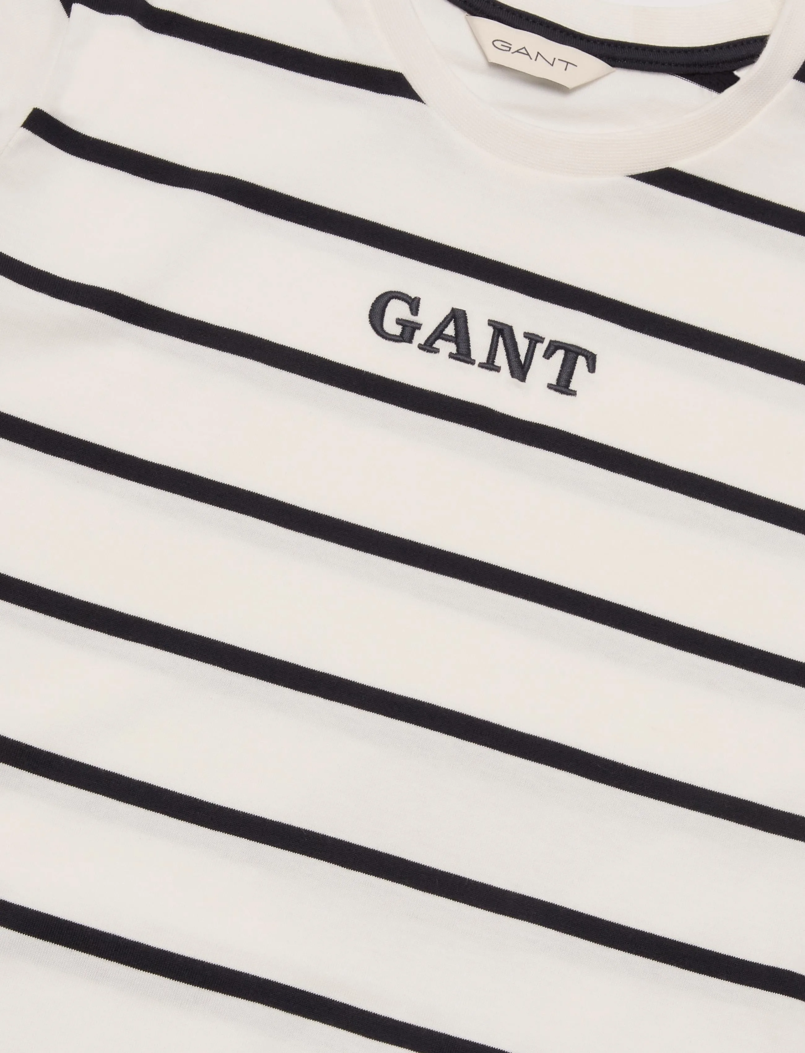 Gant Kids - Gant Graphic Stripe SS T-Shirt - kortærmede t-shirts - white - 2