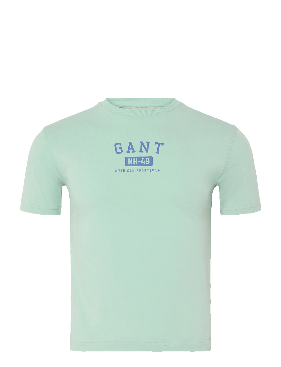Gant Kids - Ocean Wash Graphic SS T-Shirt - kurzärmelige - washed turquoise - 0
