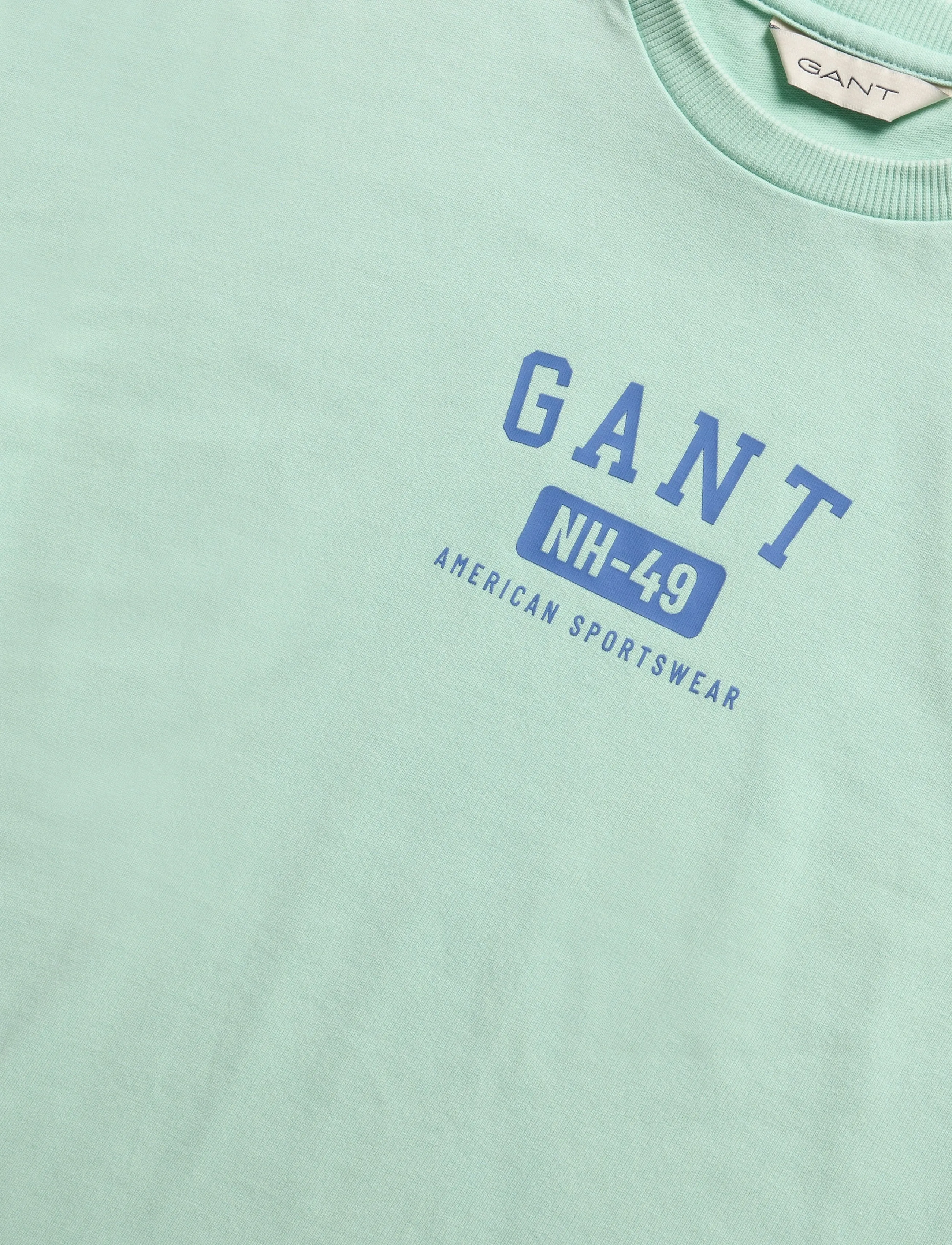 Gant Kids - Ocean Wash Graphic SS T-Shirt - kortærmede t-shirts - washed turquoise - 2