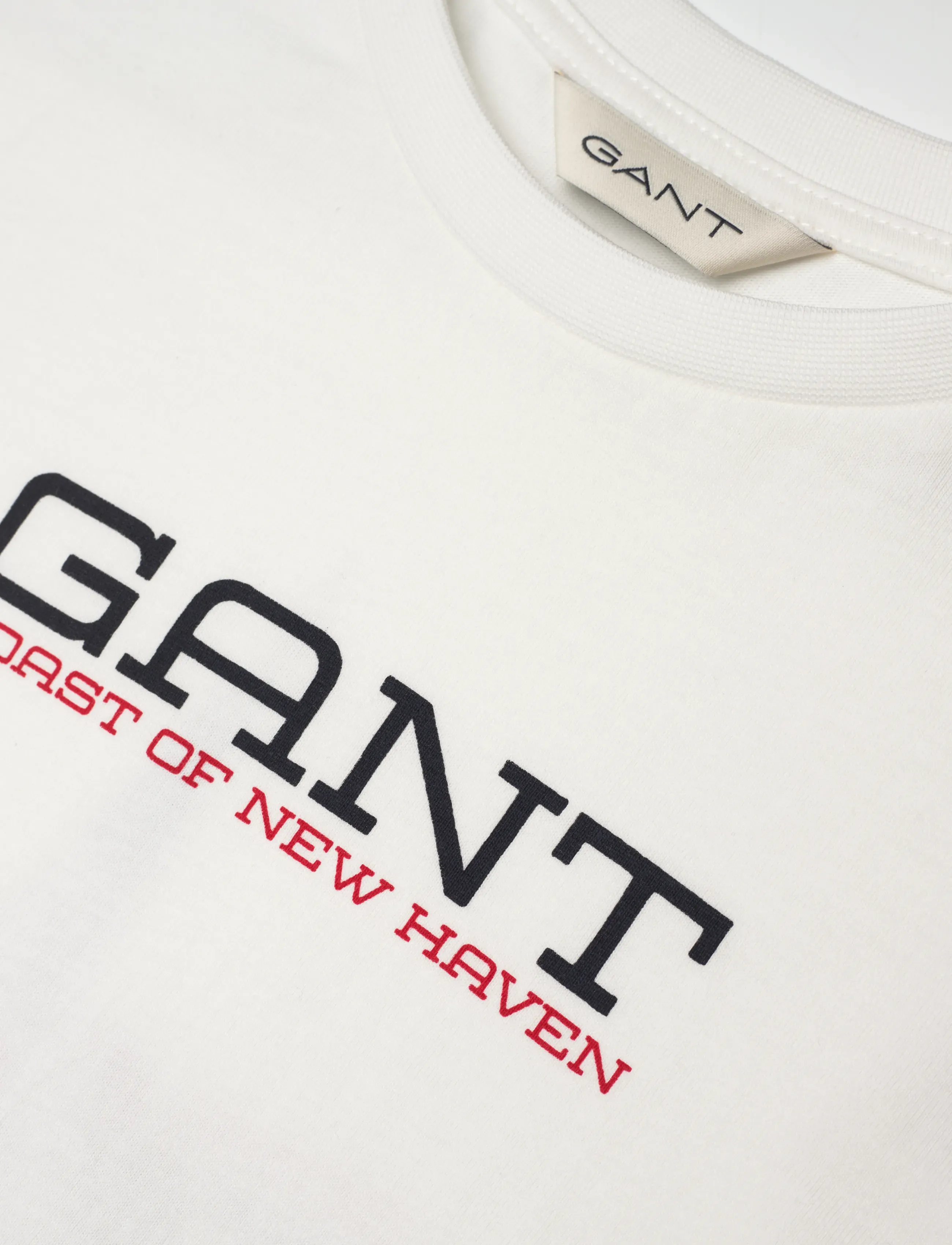 Gant Kids - Gant Coastal Graphic SS T-Shirt - kortærmede t-shirts - white - 2
