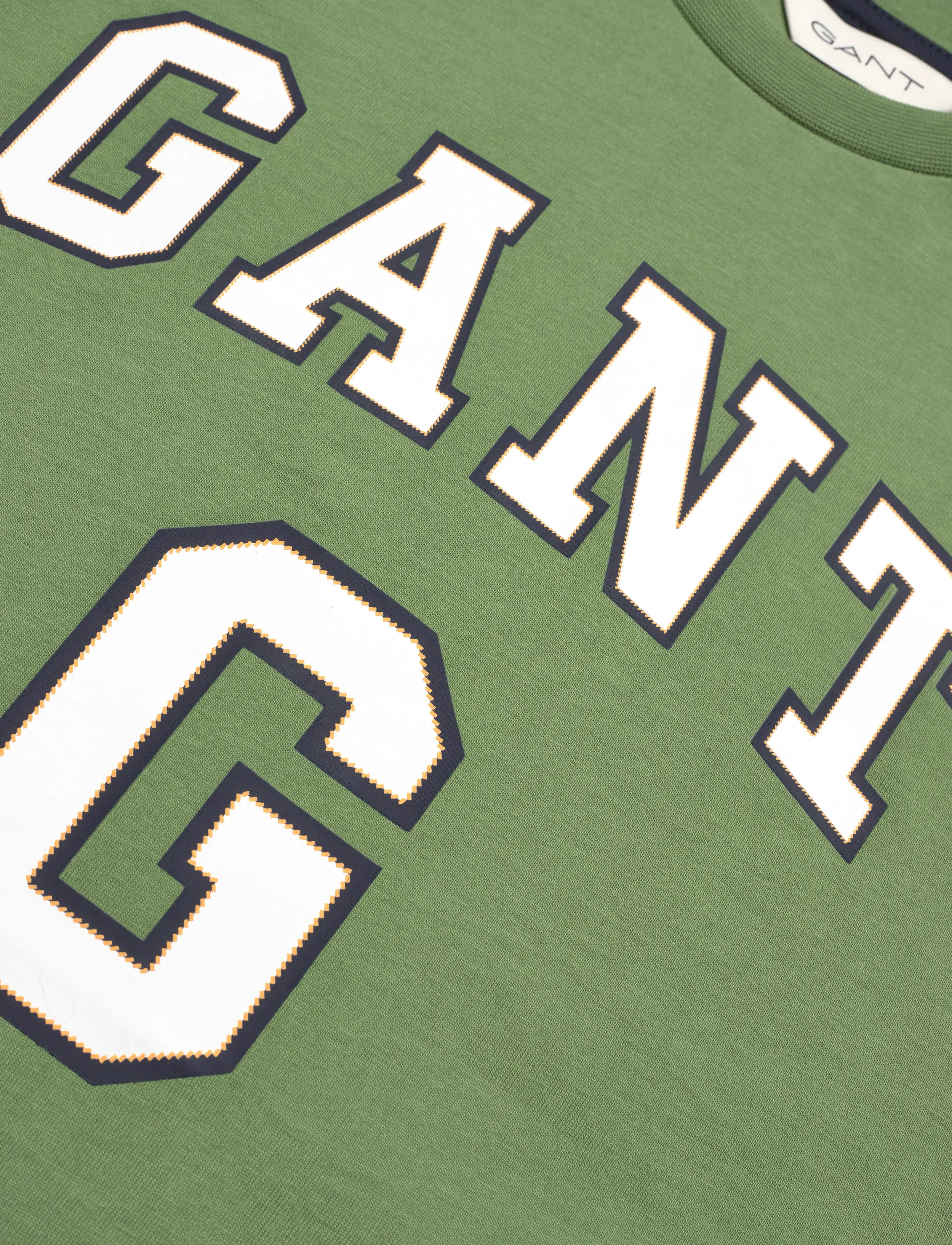 Gant Kids - Large Gant Graphic SS T-Shirt - kortærmede t-shirts - herb green - 2