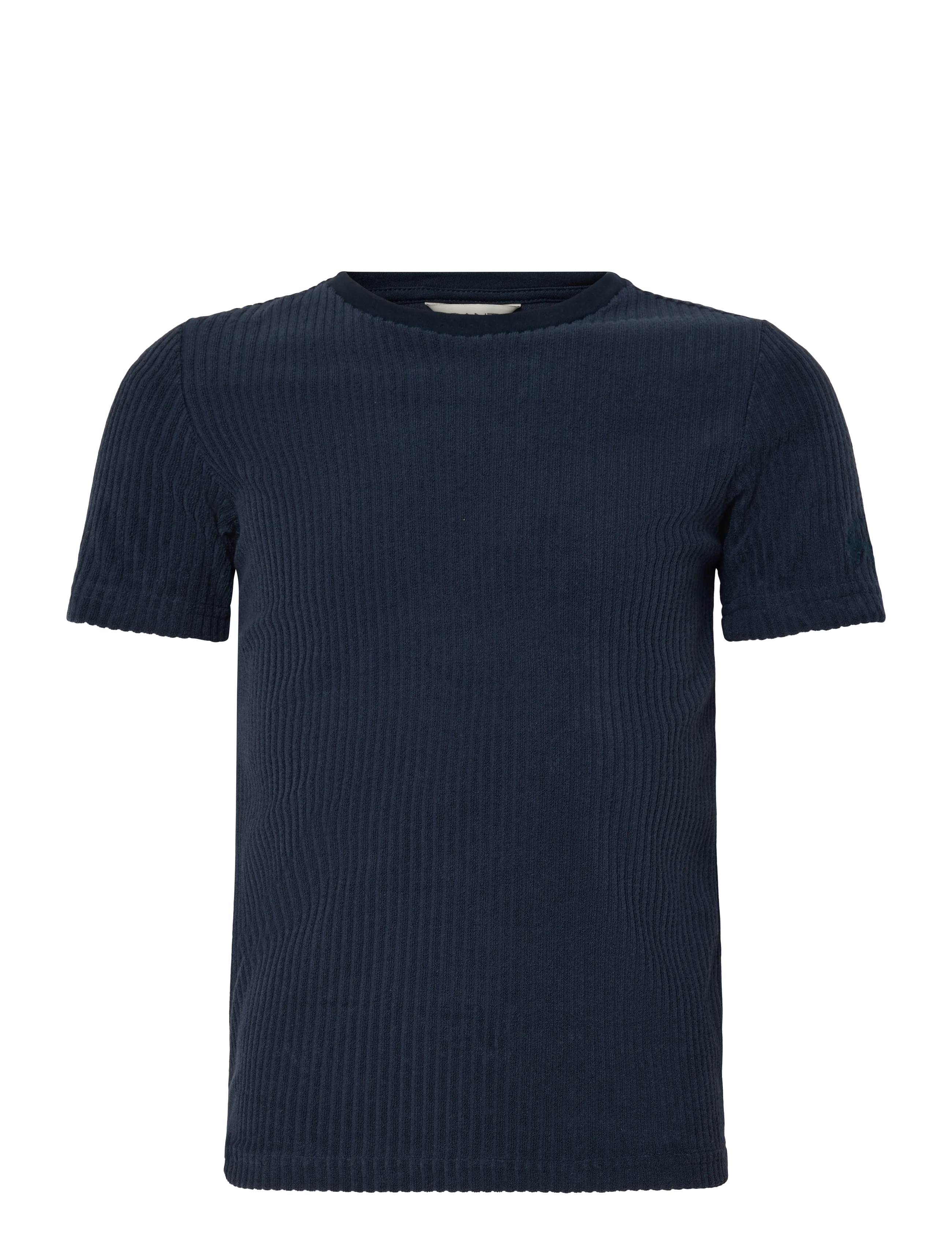 Gant Kids Towelling Chain Stitch SS T-Shirt - Sügispakkumised - EVENING BLUE / navy