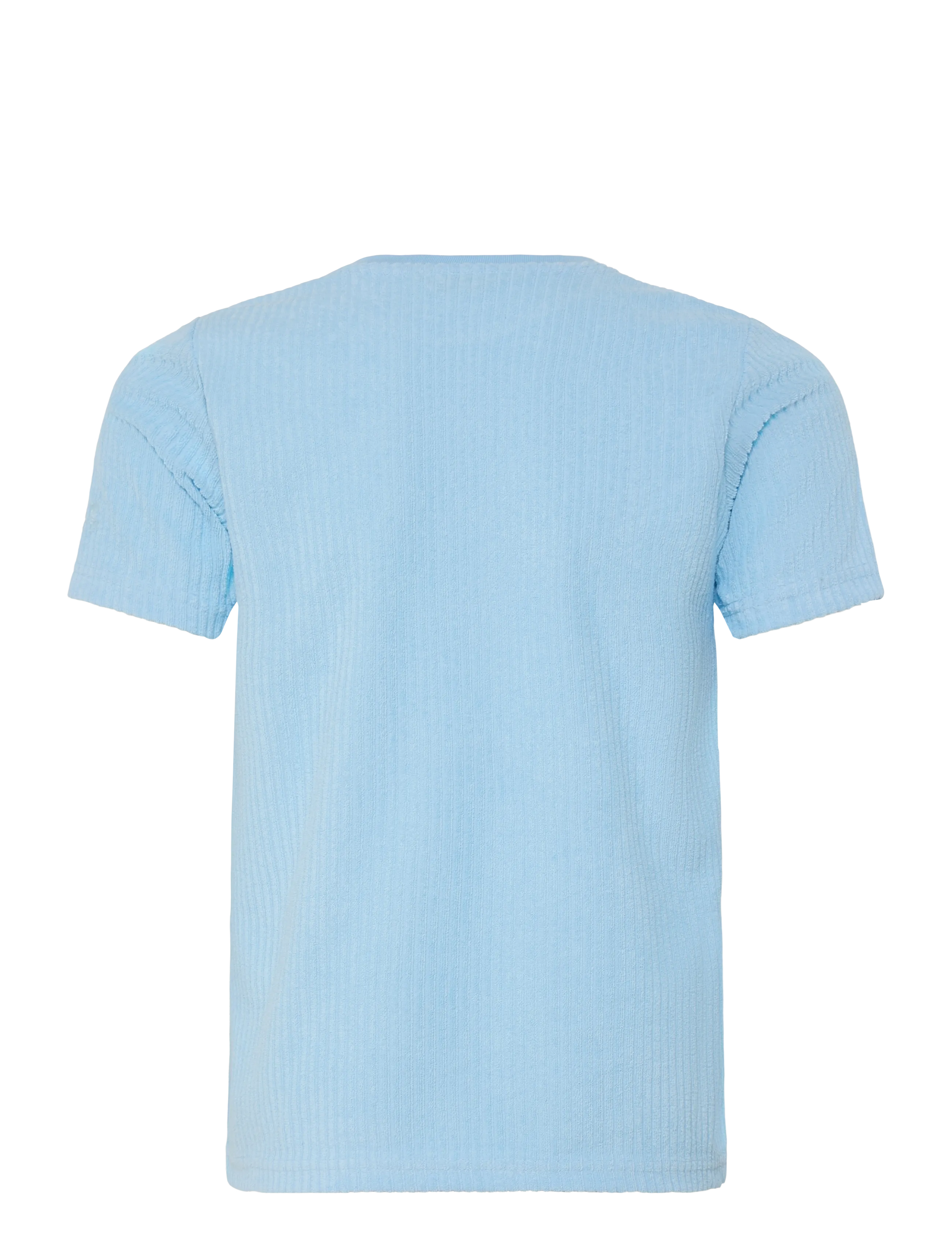Gant Kids - Towelling Chain Stitch SS T-Shirt - kortærmede t-shirts - sky blue - 1