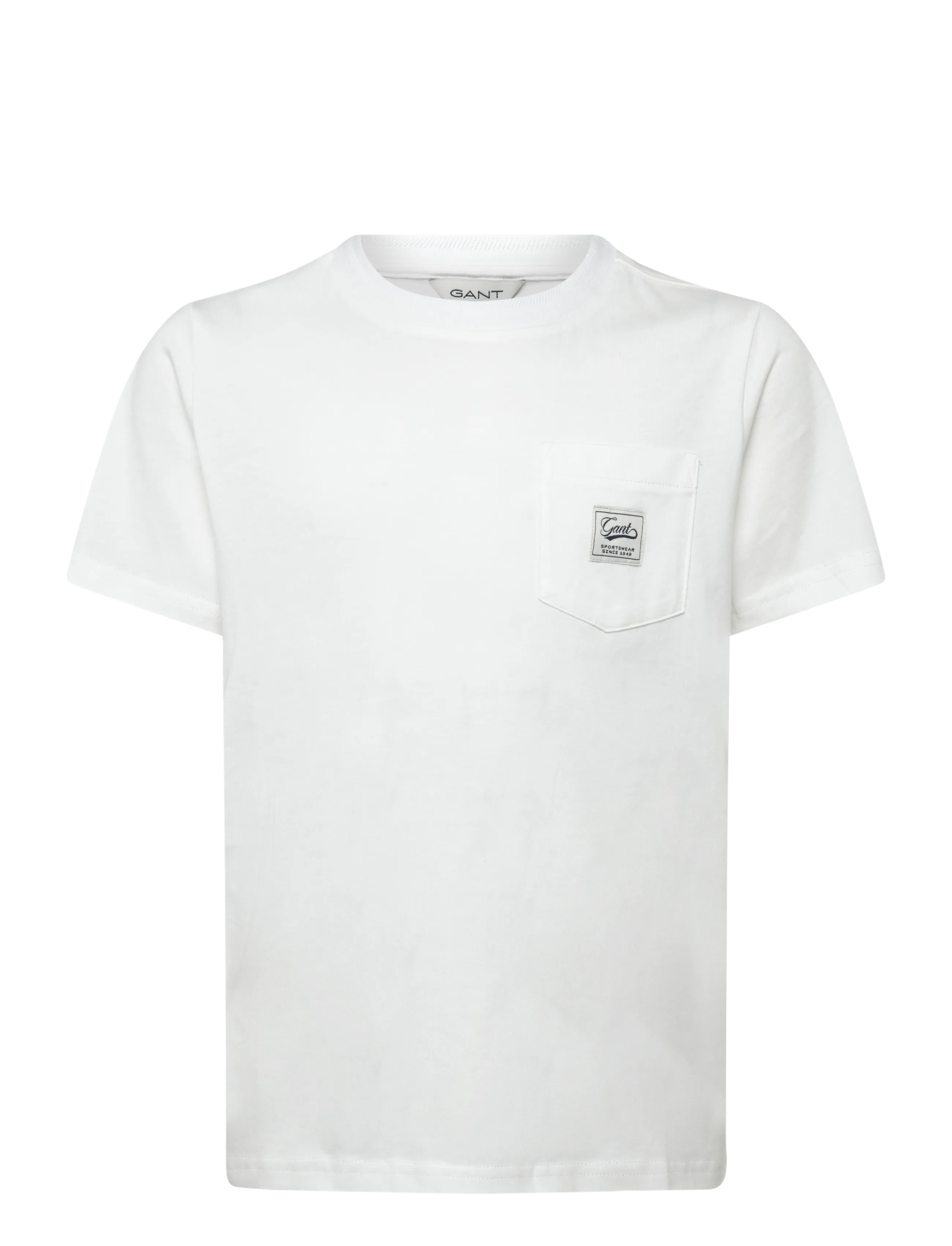 Gant Kids Badge Pocket SS T-Shirt - Kurzärmelige - WHITE / white