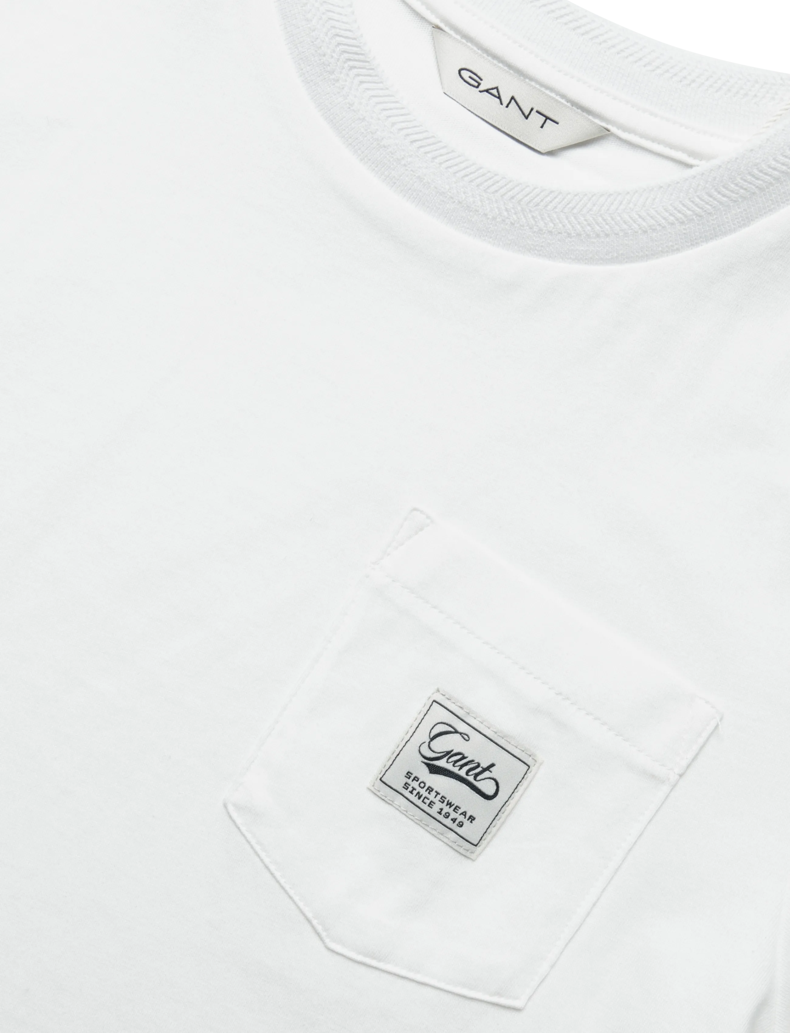 Gant Kids - Badge Pocket SS T-Shirt - white - 2
