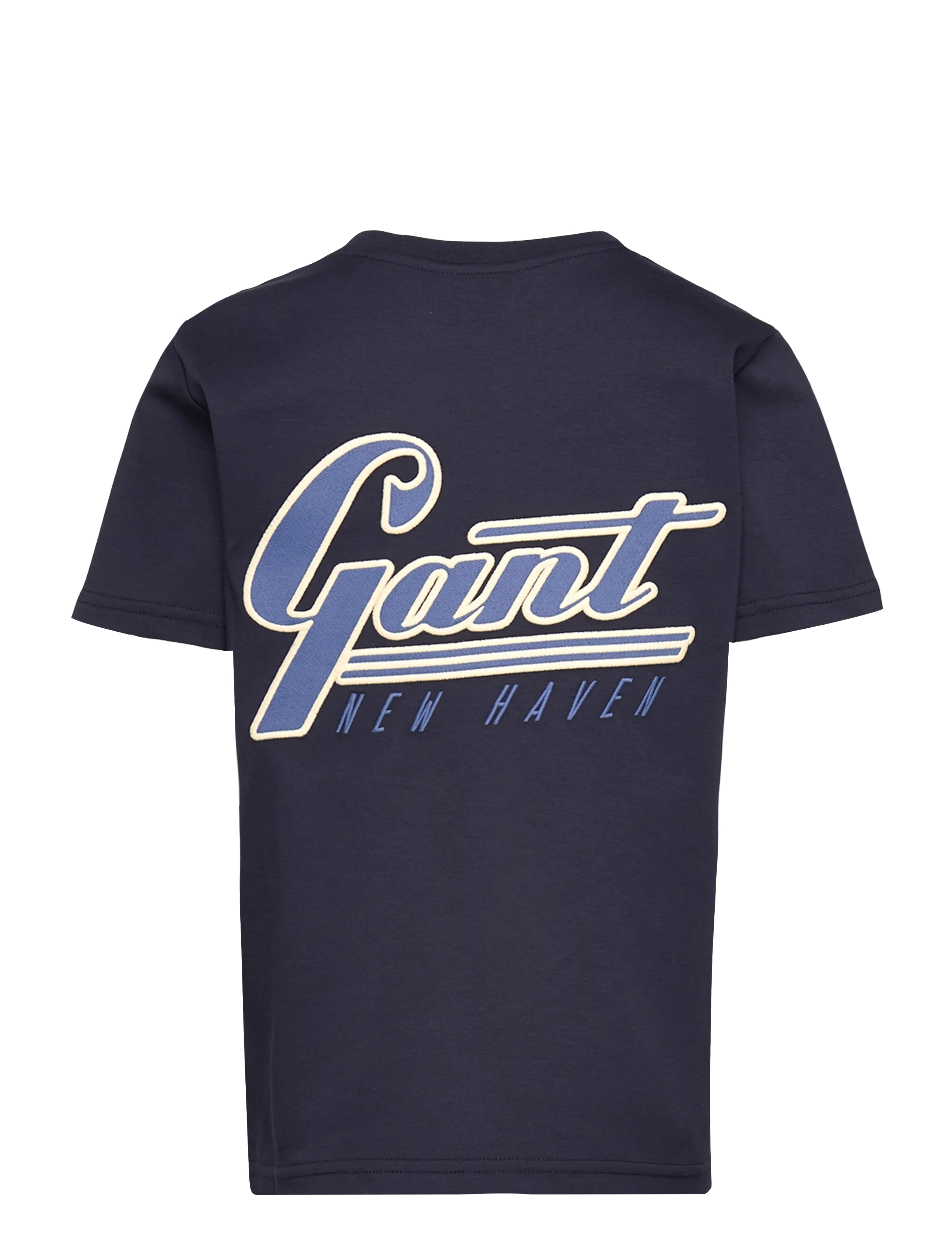 Gant Kids - Gant New Haven Graphic SS T-Shirt - kortærmede t-shirts - evening blue - 1
