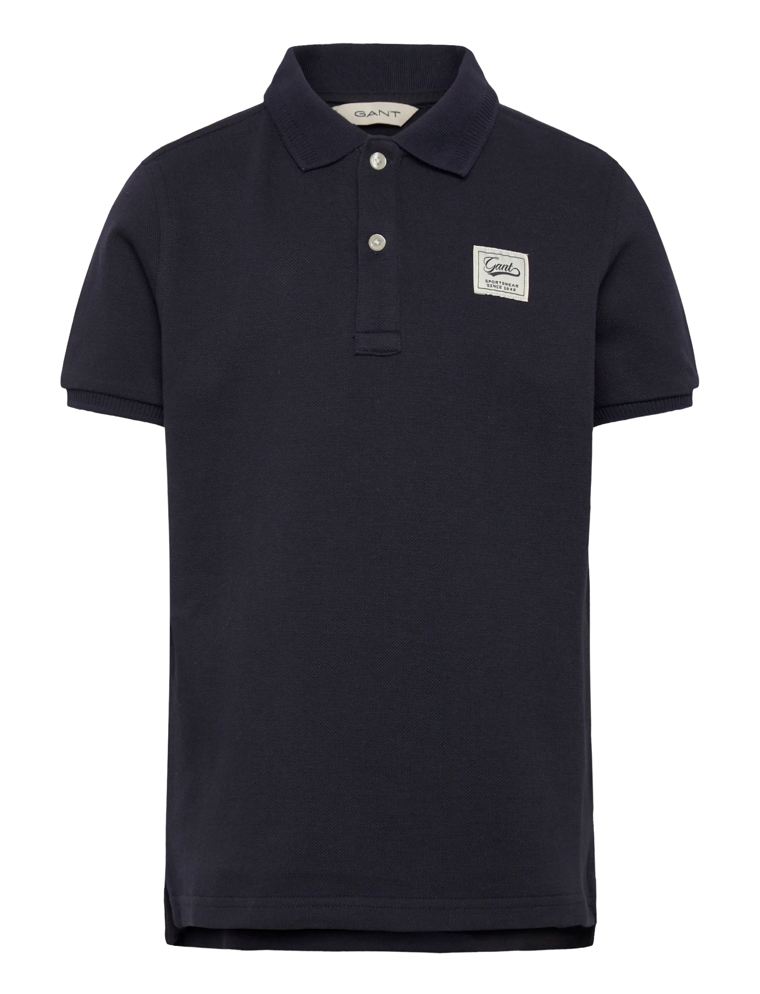 Gant Kids Badge SS Polo Shirt - Teens 140-176 - EVENING BLUE / navy