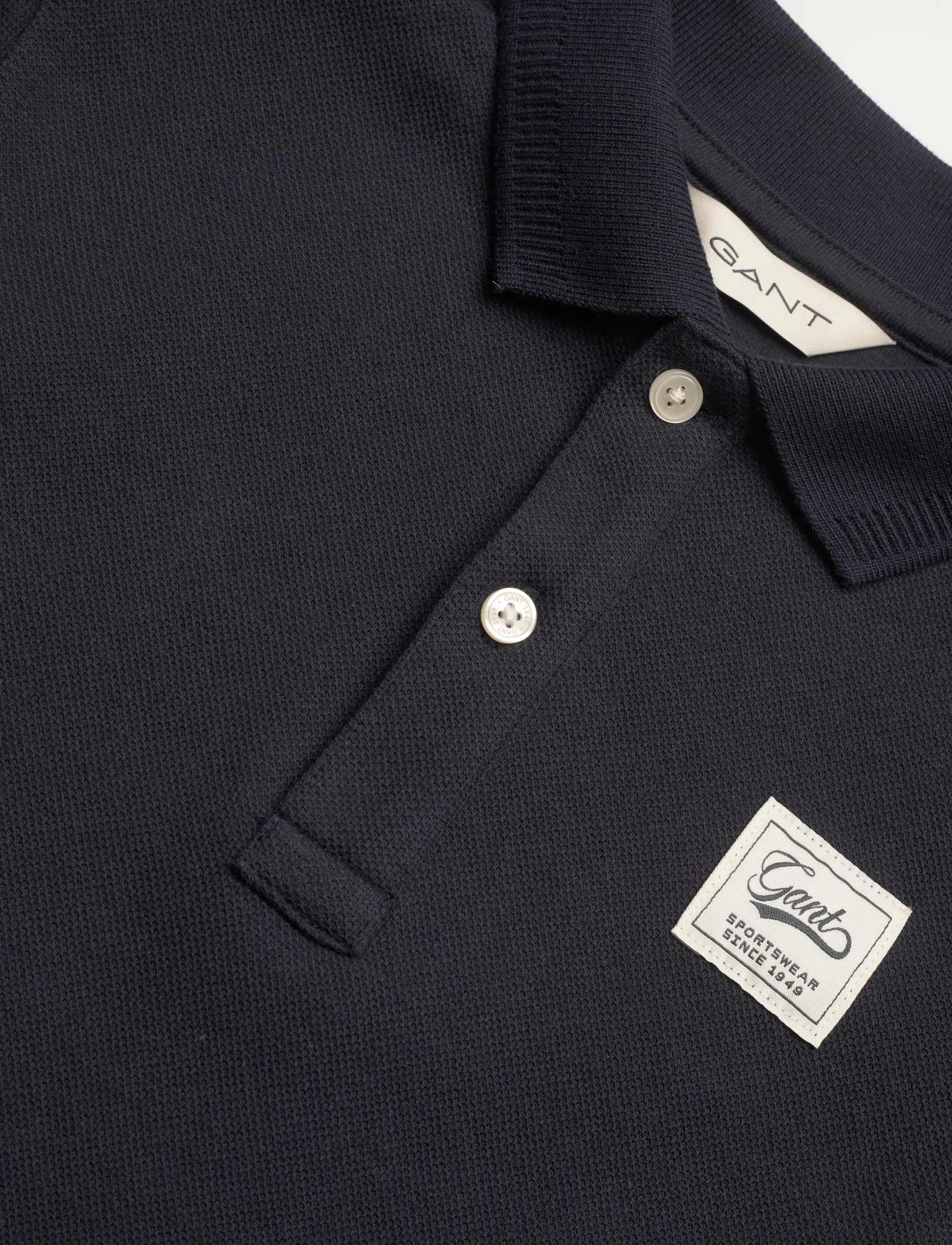 Gant Kids - Badge SS Polo Shirt - kortærmede poloer - evening blue - 2