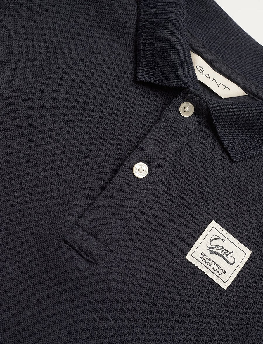 Gant Kids - Badge SS Polo Shirt - lühikeste varrukatega polod - evening blue - 2