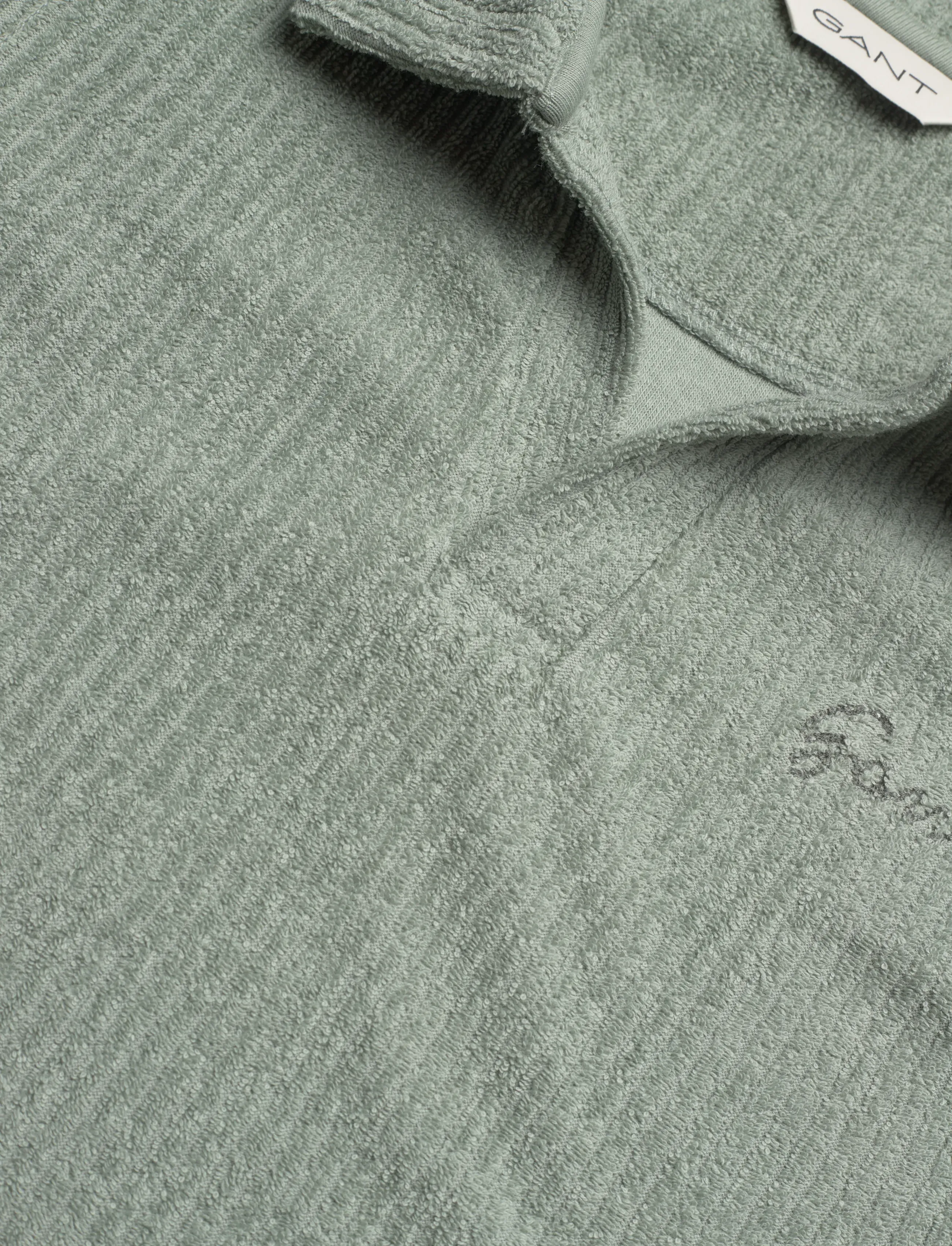 Gant Kids - Revere Collar Towelling Polo - kortærmede poloer - ceramic grey - 2