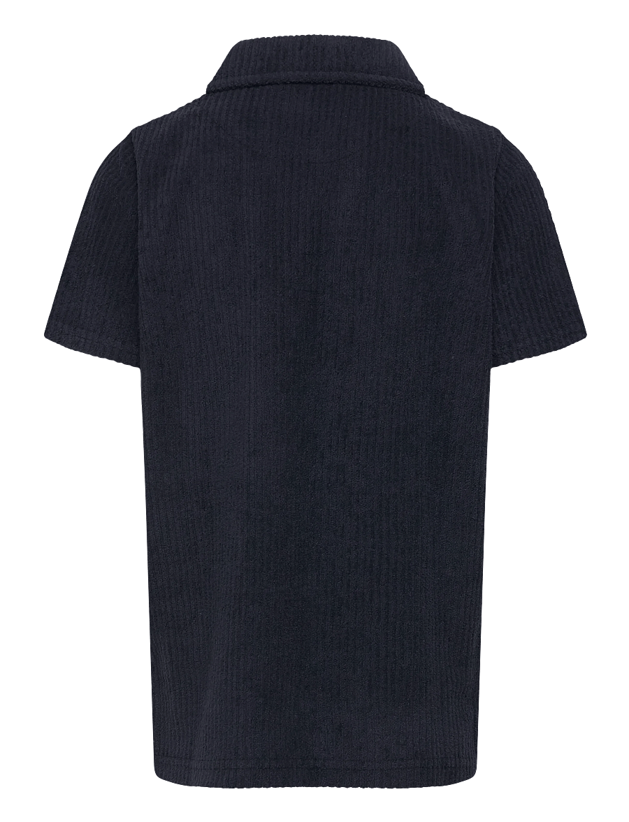 Gant Kids - Revere Collar Towelling Polo - kortermede poloskjorter - evening blue - 1