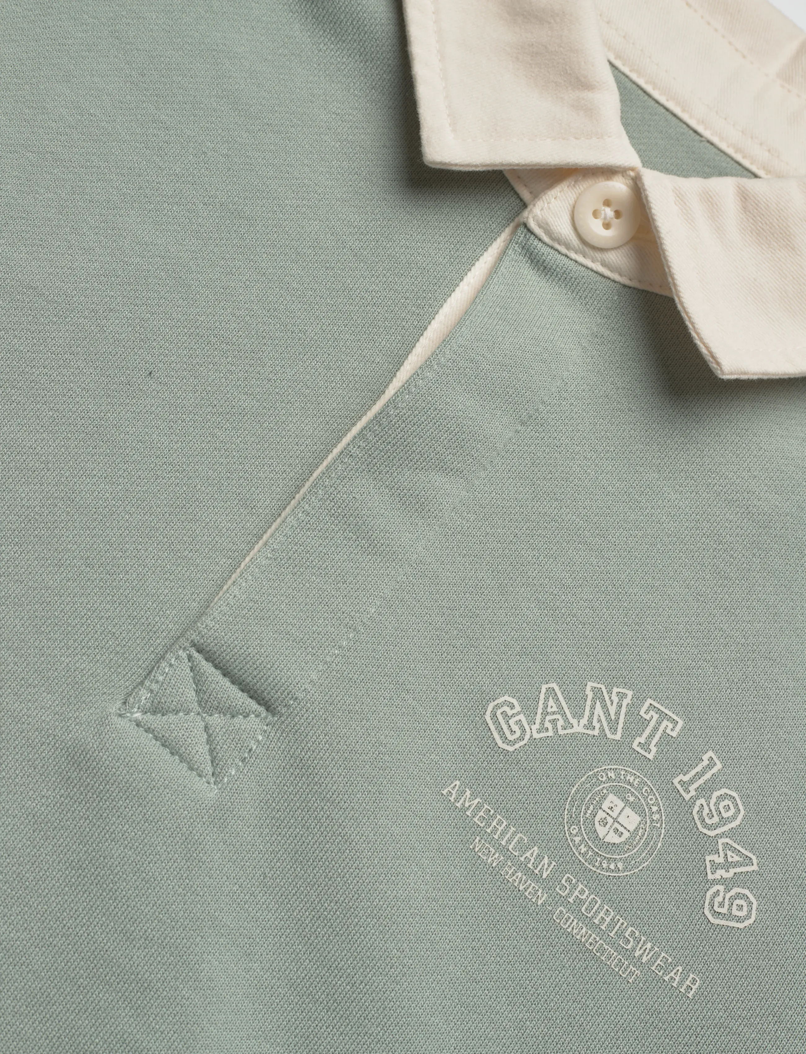 Gant Kids - American Sportswear Rugby Polo Shirt - langærmede poloer - ceramic grey - 2