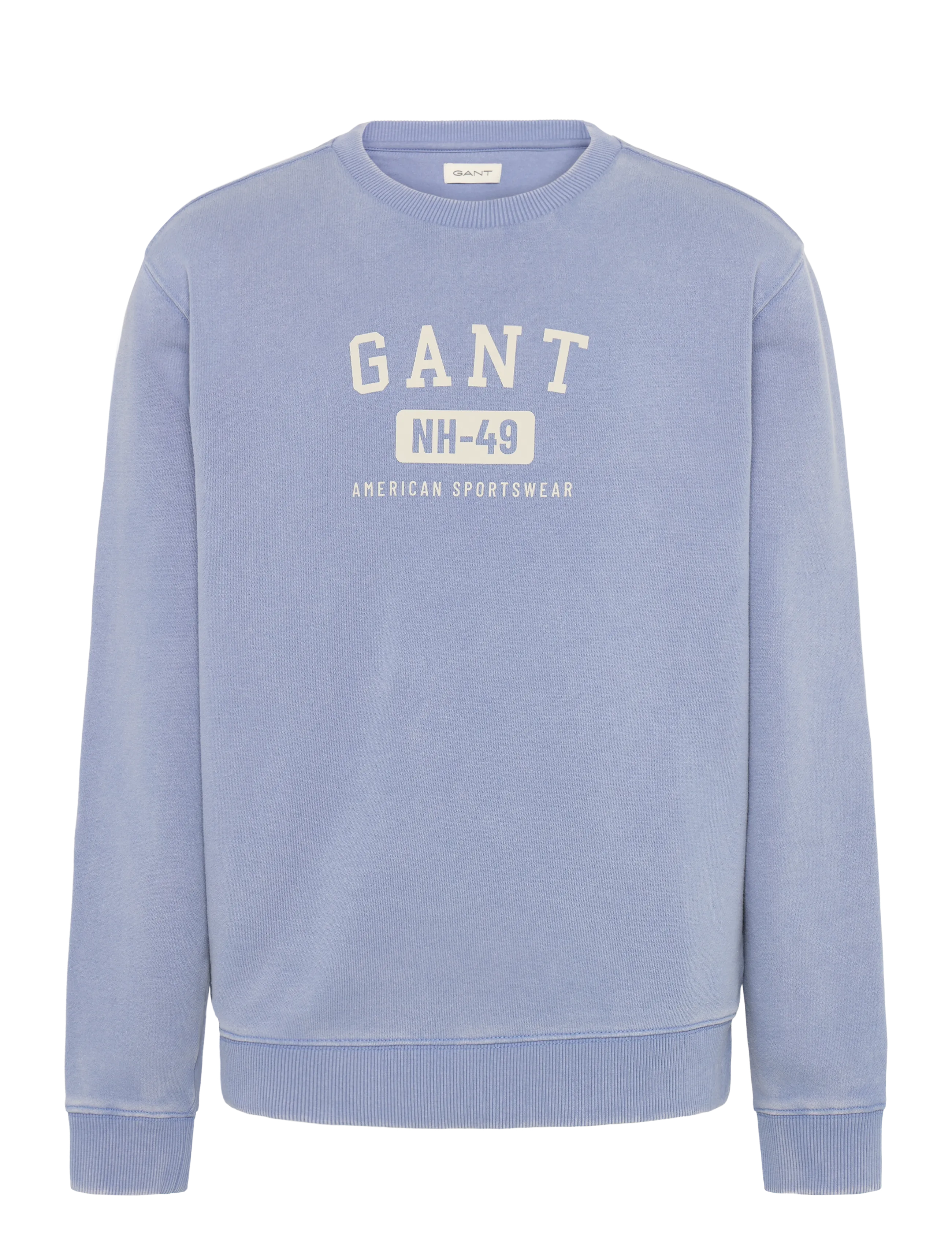 Gant Kids Ocean Wash Crew Neck Sweatshirt - Sweatshirts & Hoodies - FADED DENIM / blue