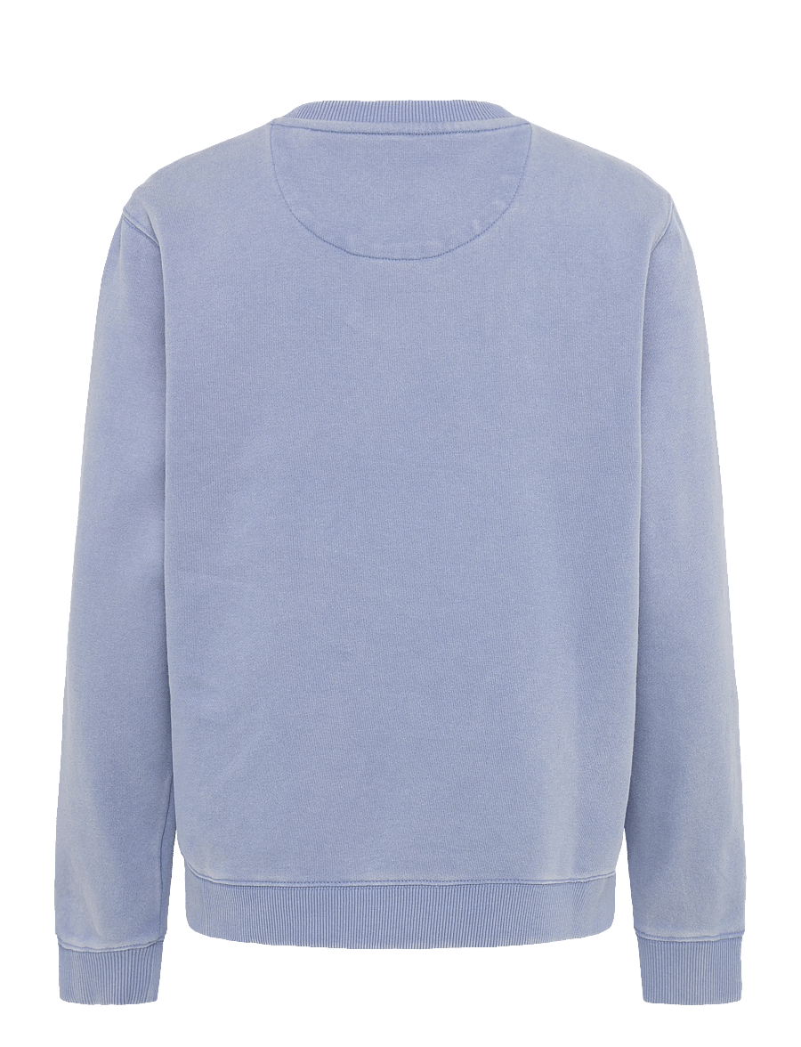 Gant Kids - Ocean Wash Crew Neck Sweatshirt - sweatshirts - faded denim - 1