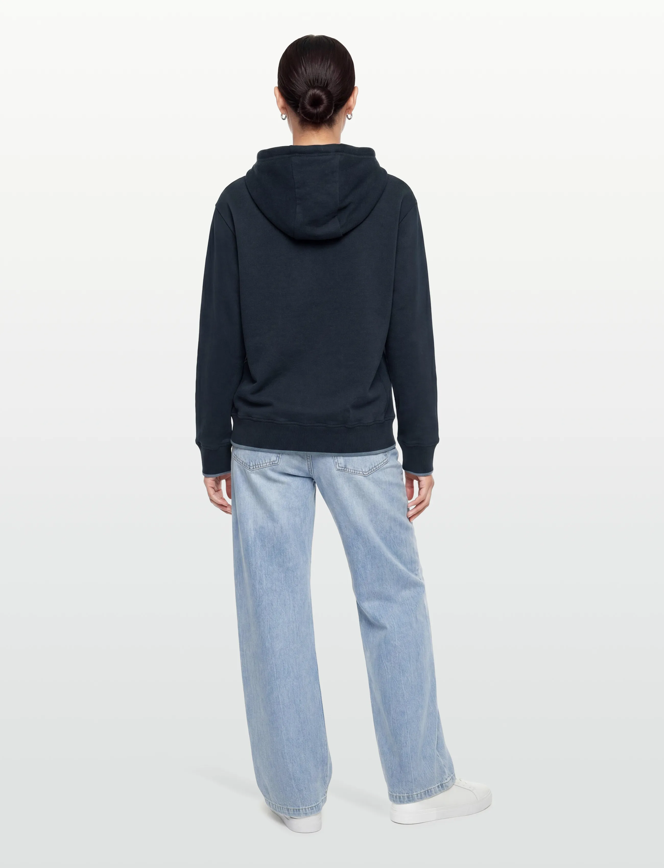 Gant Kids - Collegiate Rib Insert Hoodie - huvtröjor - evening blue - 4