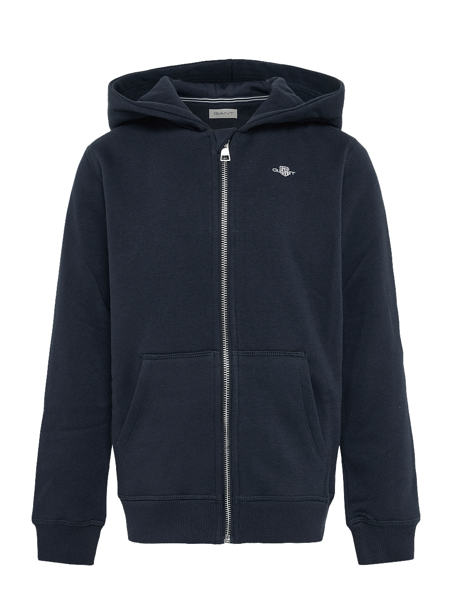 Gant Kids - Shield Full Zip Sweat Hoodie - evening blue - 0