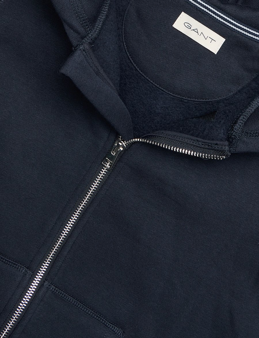 Gant Kids - Shield Full Zip Sweat Hoodie - evening blue - 2